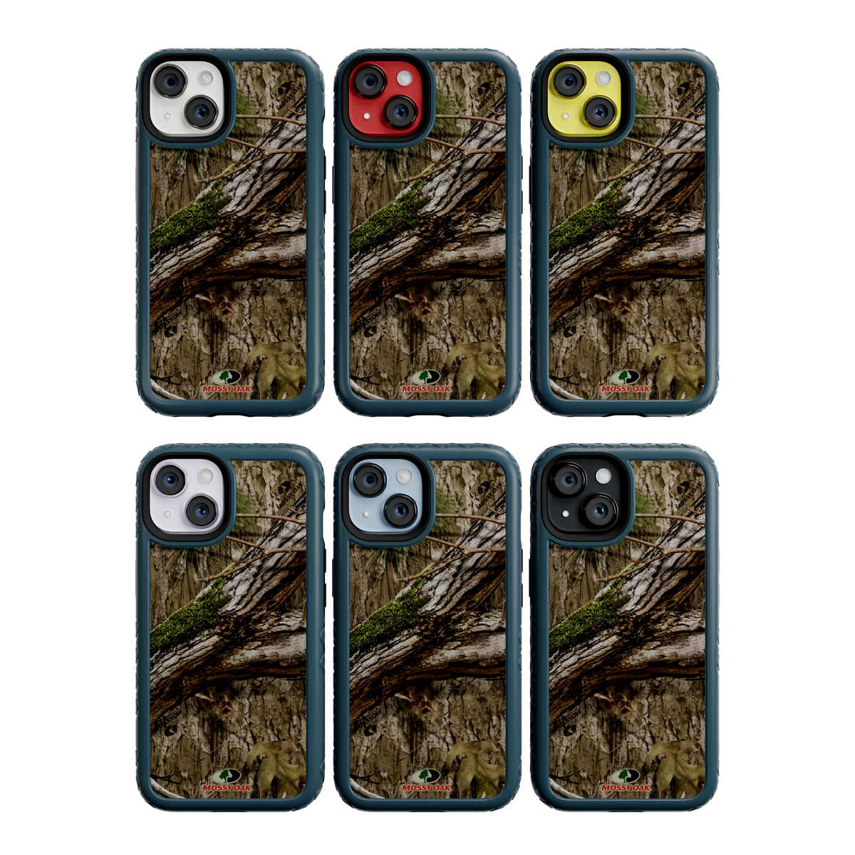 Mossy Oak MagSafe® Dual Layer Case for Apple iPhone 14 - Country DNA Deep Sea Blue