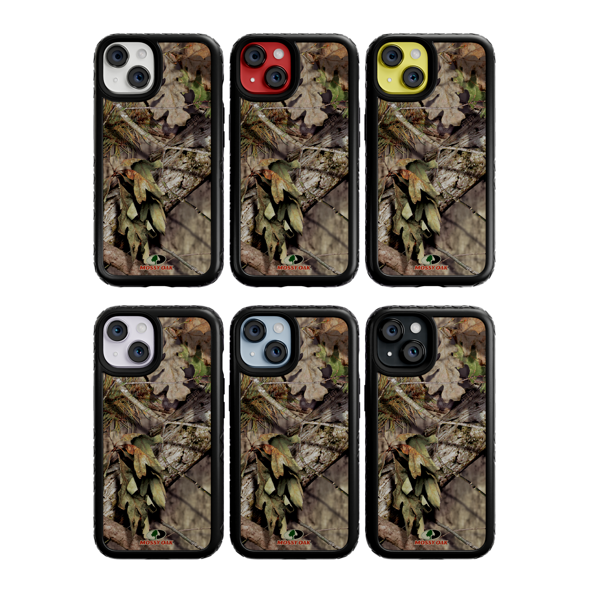 Mossy Oak MagSafe® Dual Layer Case for Apple iPhone 14 - Breakup Country Onyx Black