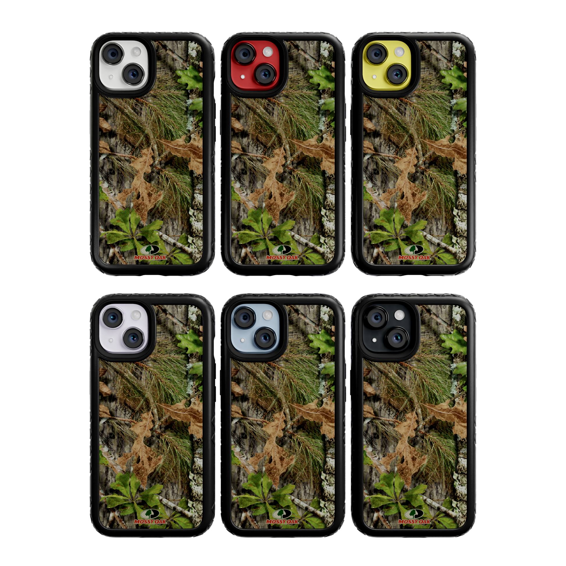 Mossy Oak | MagSafe Dual Layer Case for Apple iPhone 14 | Obsession | Fortitude Series Onyx Black