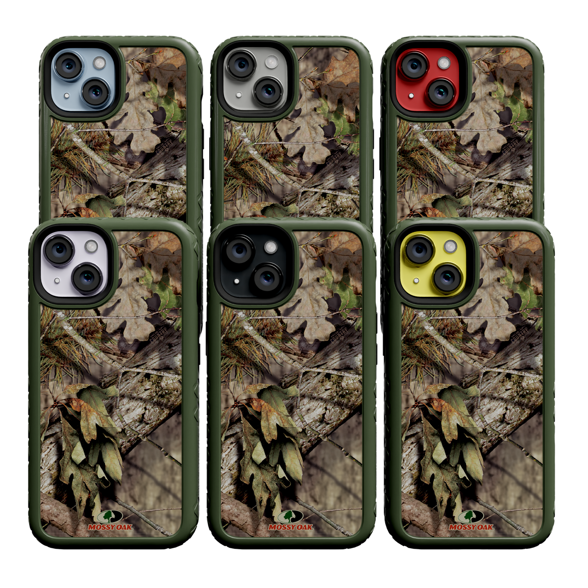 Mossy Oak MagSafe® Dual Layer Case for Apple iPhone 14 - Breakup Country Olive Drab Green