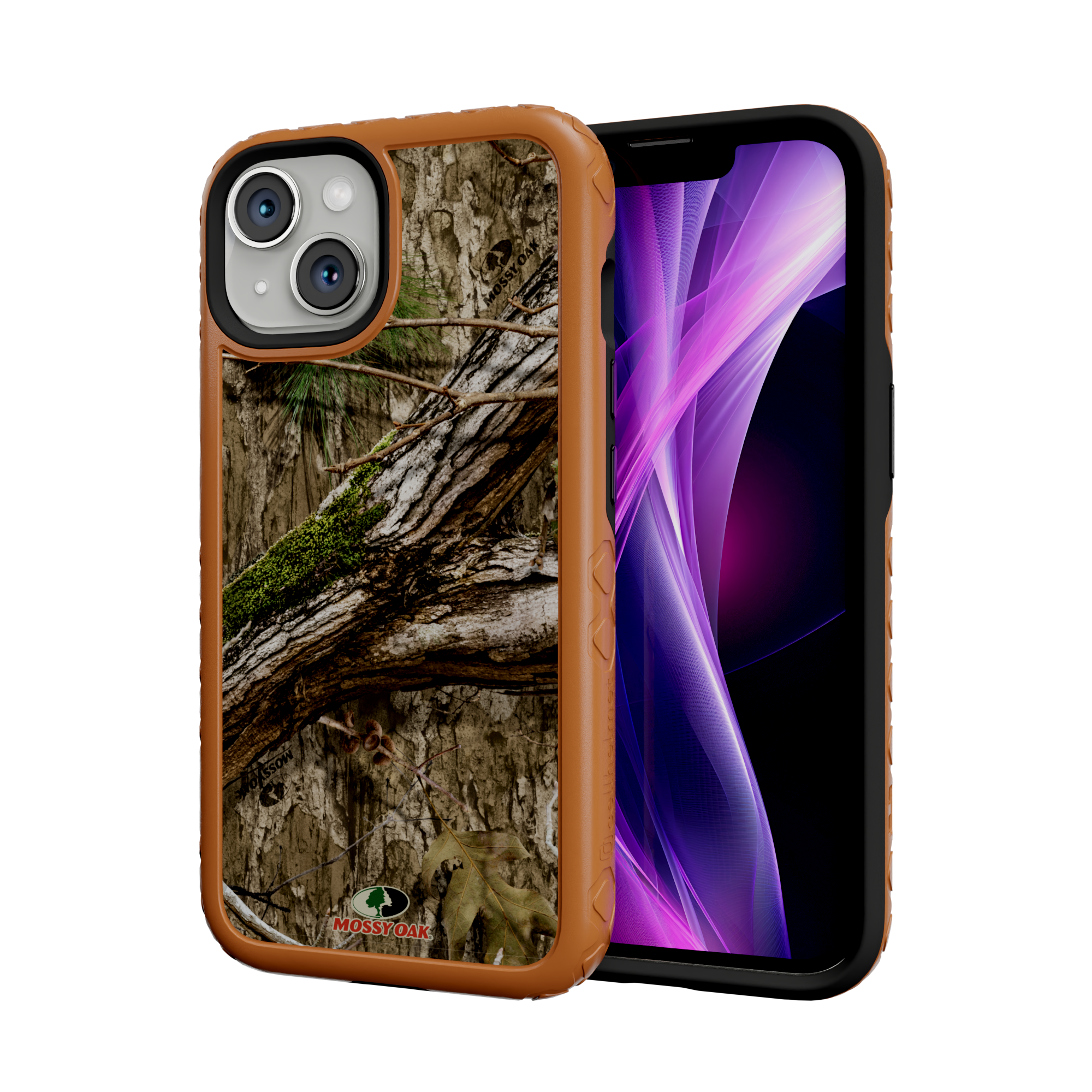 Mossy Oak MagSafe® Dual Layer Case for Apple iPhone 14 - Country DNA Pumpkin Spice