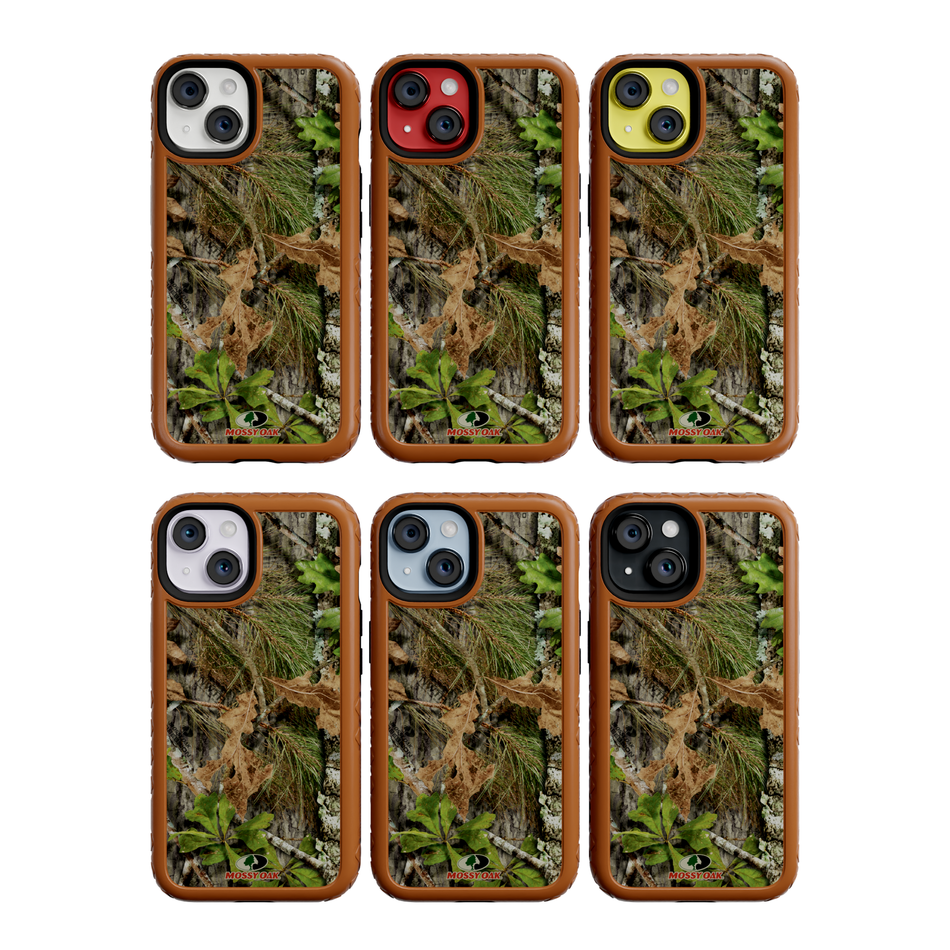 Mossy Oak | MagSafe Dual Layer Case for Apple iPhone 14 | Obsession | Fortitude Series Pumpkin Spice