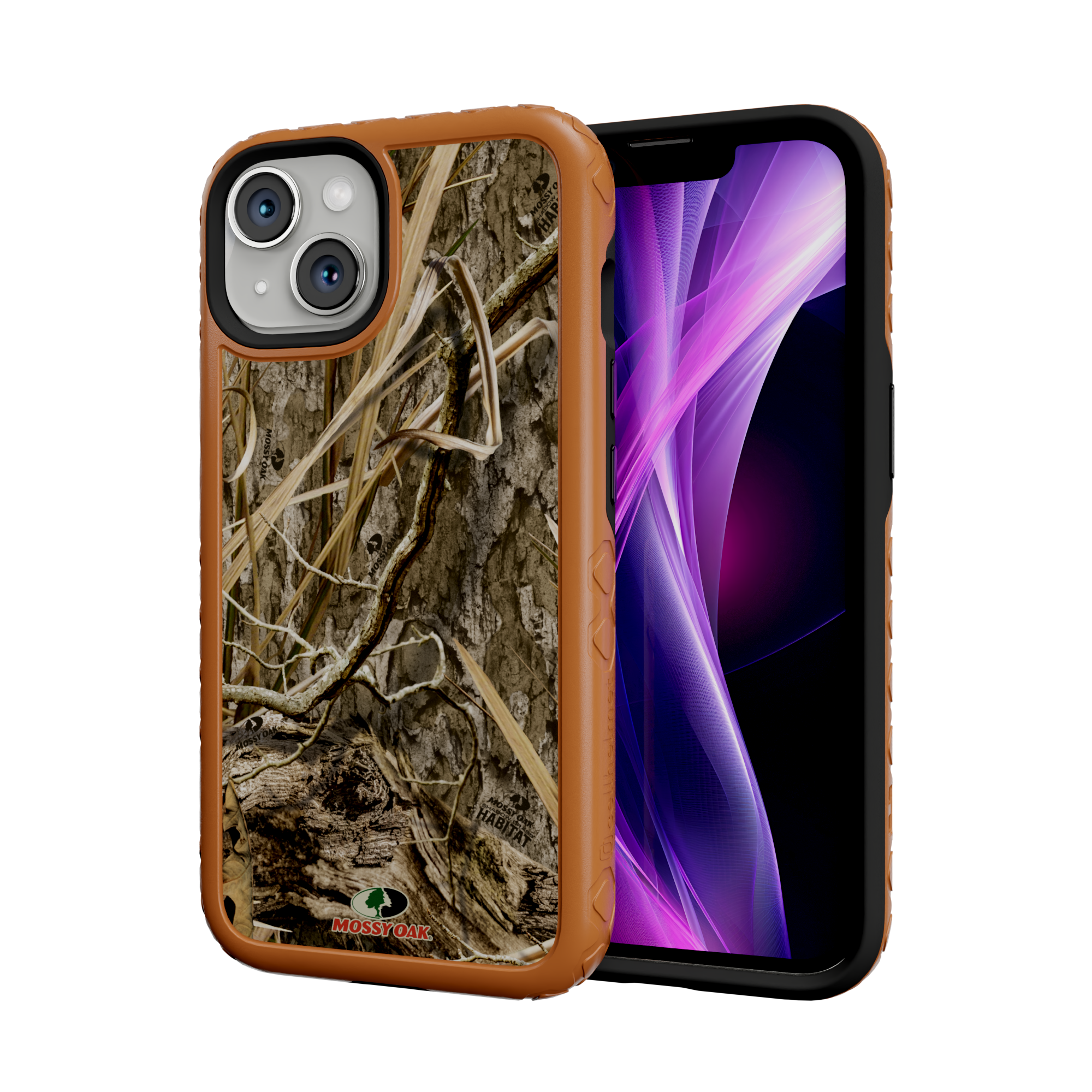 Mossy Oak Fortitude Series for Apple iPhone 14 - Shadow Grass Pumpkin Spice