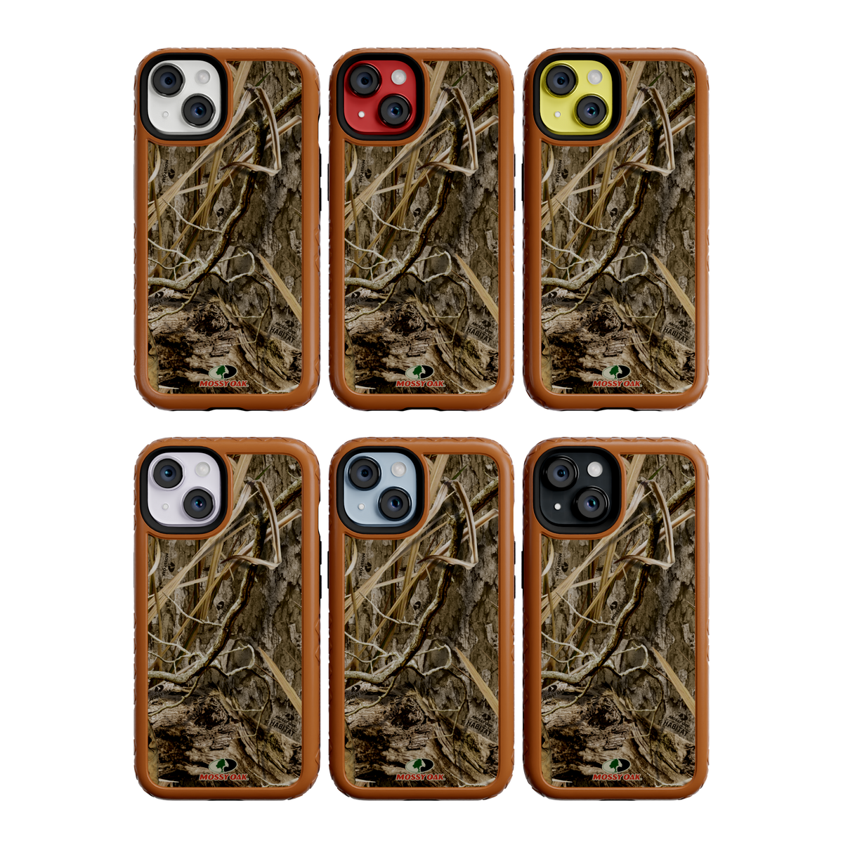 Mossy Oak Fortitude Series for Apple iPhone 14 - Shadow Grass Pumpkin Spice