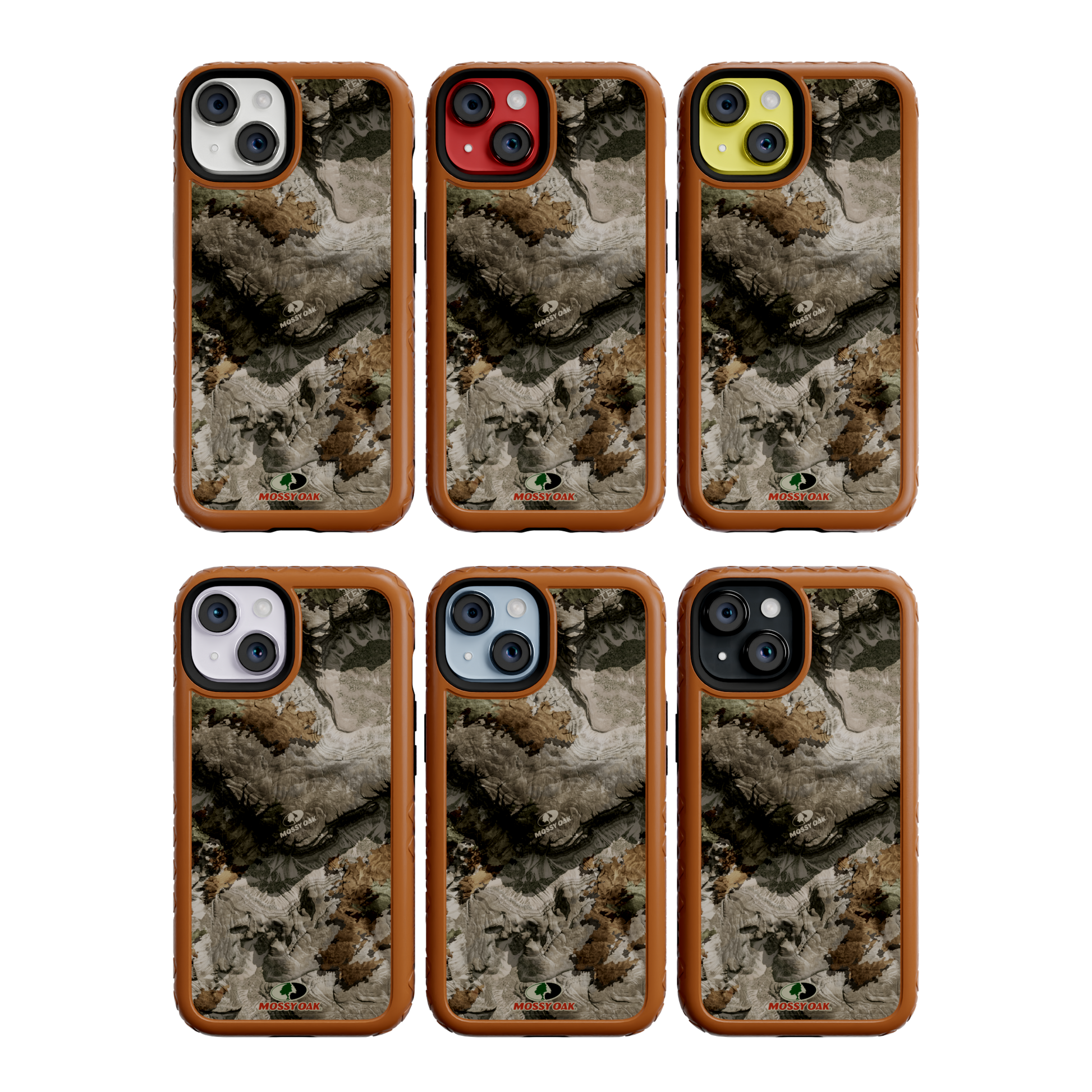 Mossy Oak MagSafe® Dual Layer Case for Apple iPhone 14 - Terra Gila Pumpkin Spice