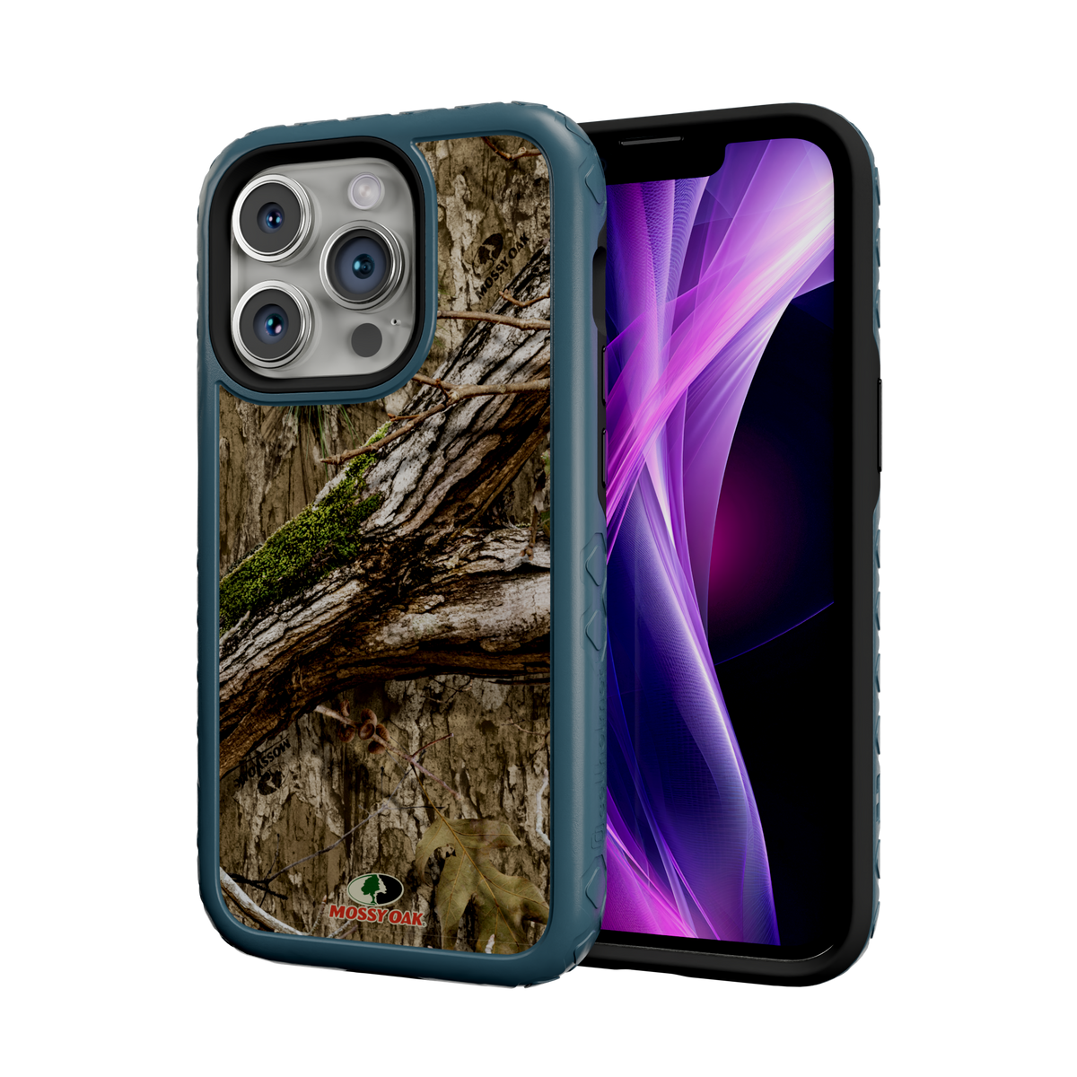 Mossy Oak MagSafe® Dual Layer Case for Apple iPhone 14 Pro - Country DNA Deep Sea Blue