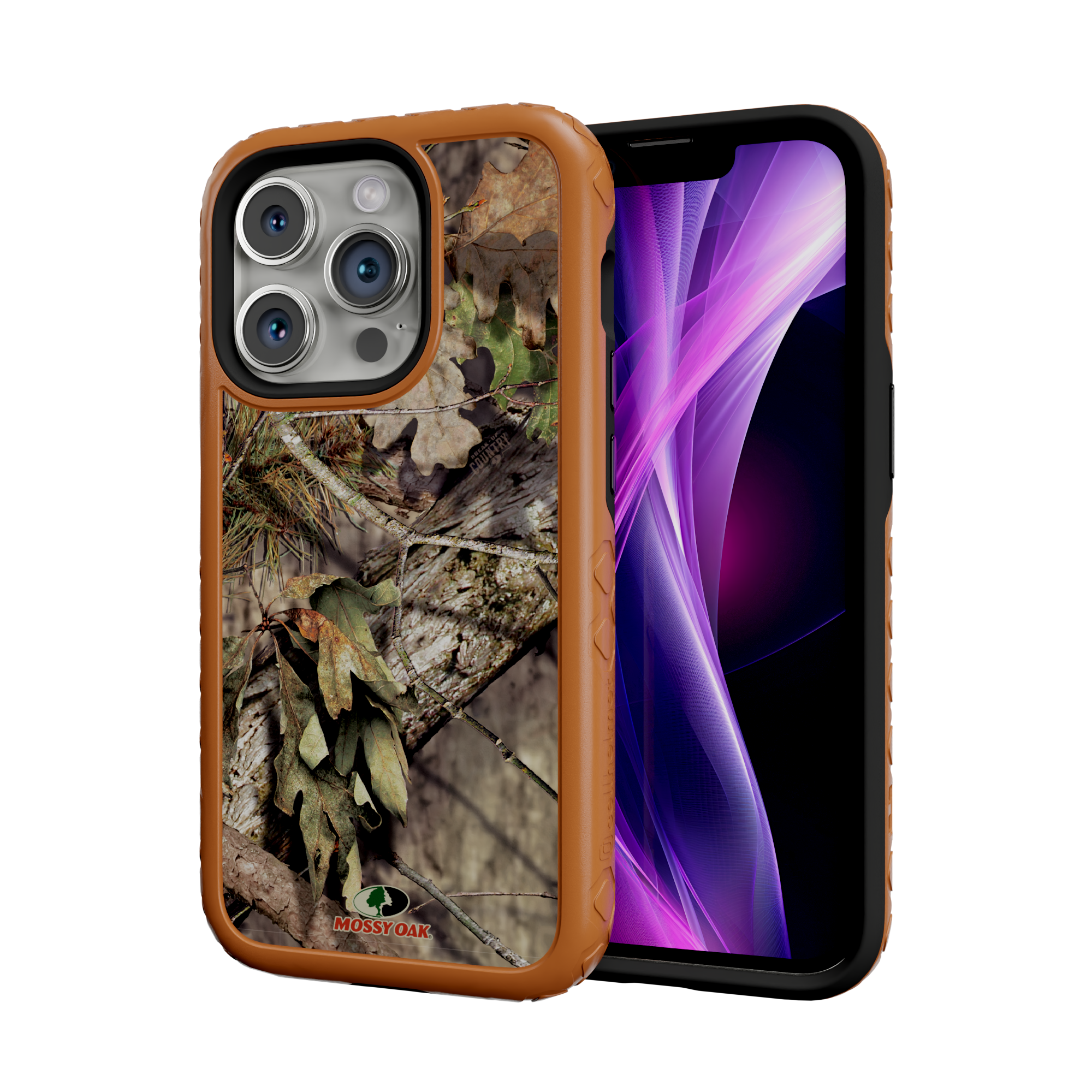 Mossy Oak MagSafe® Dual Layer Case for Apple iPhone 14 Pro - Breakup Country Pumpkin Spice