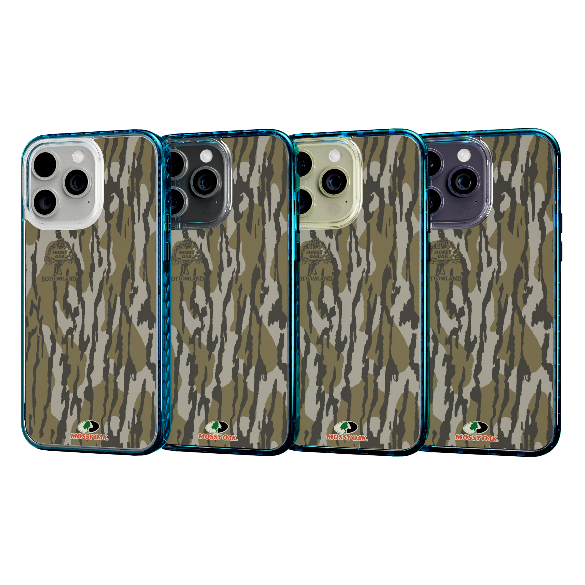 Mossy Oak MagSafe® Dual Layer Case for Apple iPhone 14 Pro Max - Bottomland Orig Deep Sea Blue