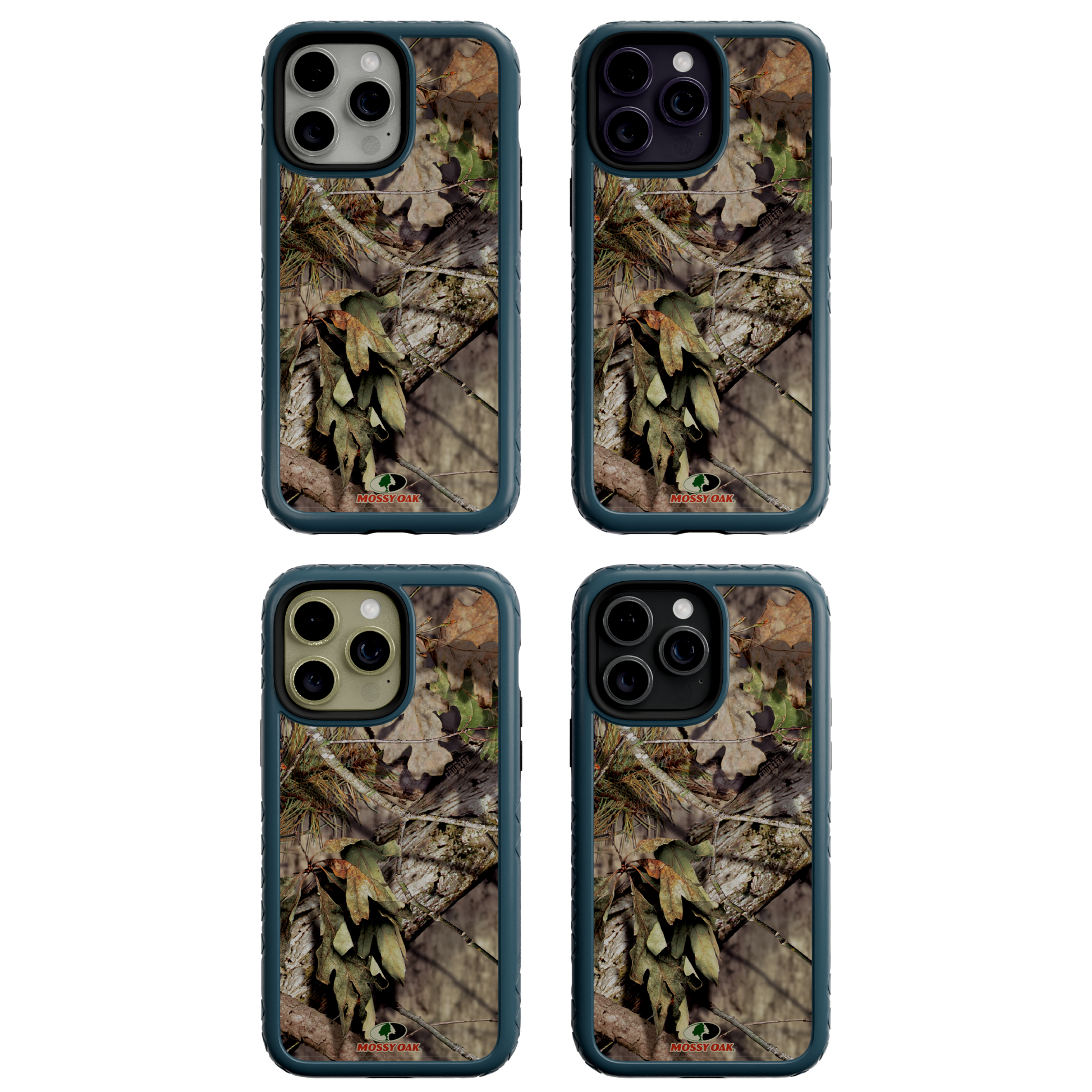 Mossy Oak MagSafe® Dual Layer Case for Apple iPhone 14 Pro Max - Breakup Country Deep Sea Blue