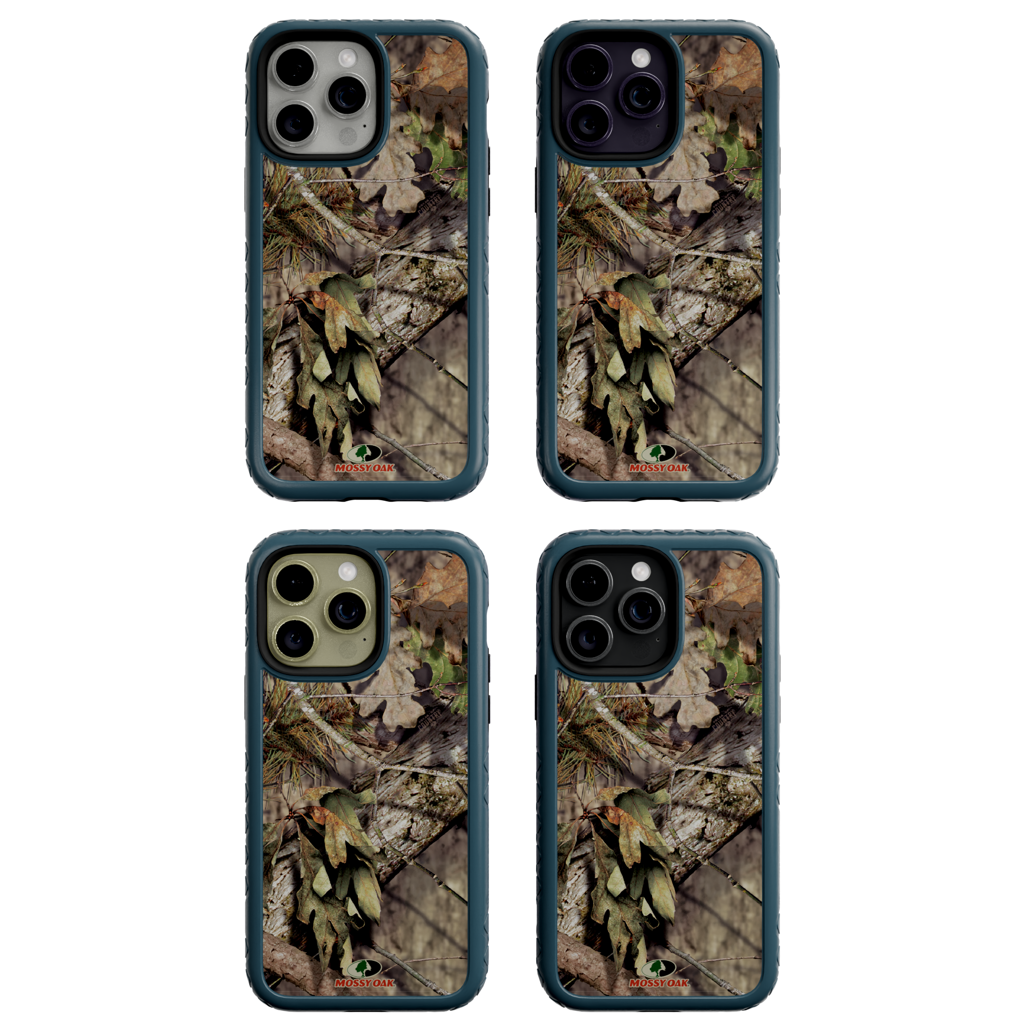 Mossy Oak MagSafe® Dual Layer Case for Apple iPhone 14 Pro Max - Breakup Country Deep Sea Blue