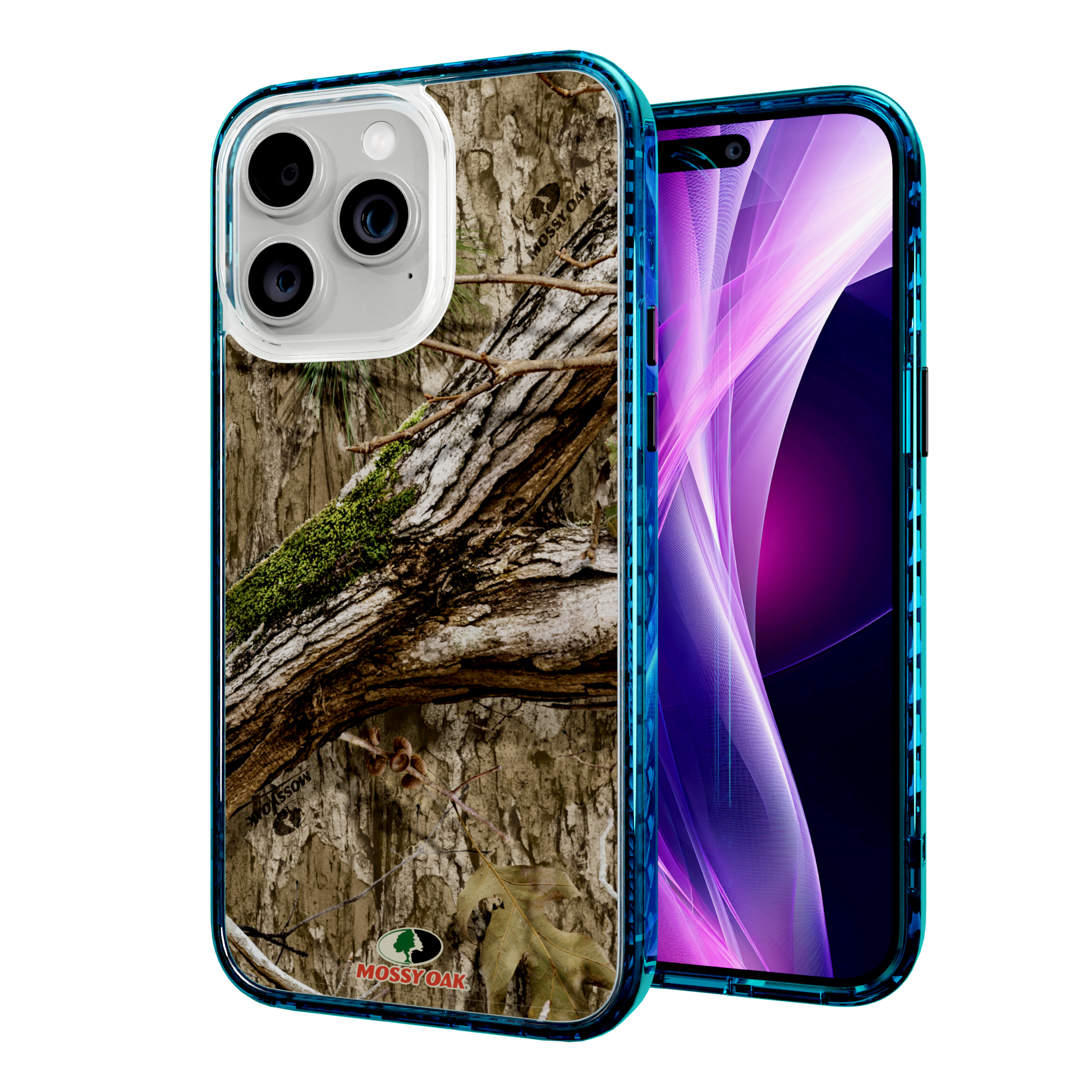 Mossy Oak MagSafe® Dual Layer Case for Apple iPhone 14 Pro Max - Country DNA Deep Sea Blue