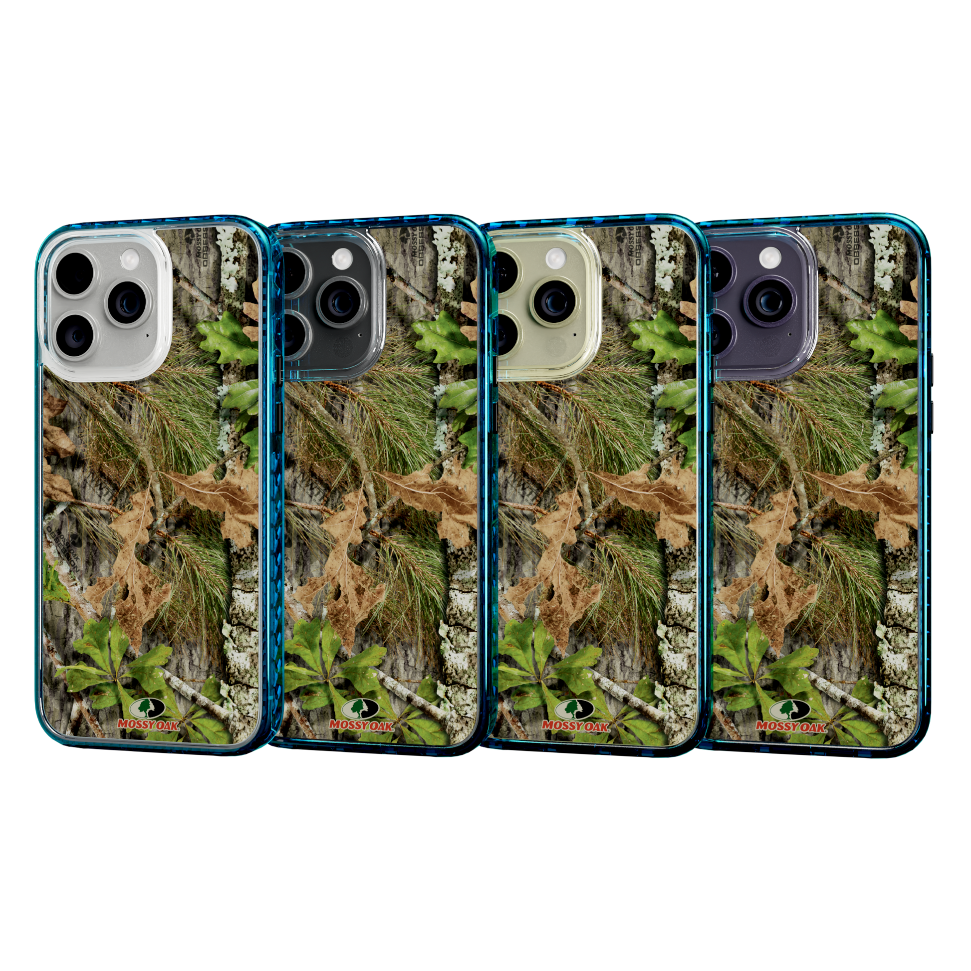Mossy Oak | MagSafe Dual Layer Case for Apple iPhone 14 Pro Max | Obsession | Fortitude Series Deep Sea Blue