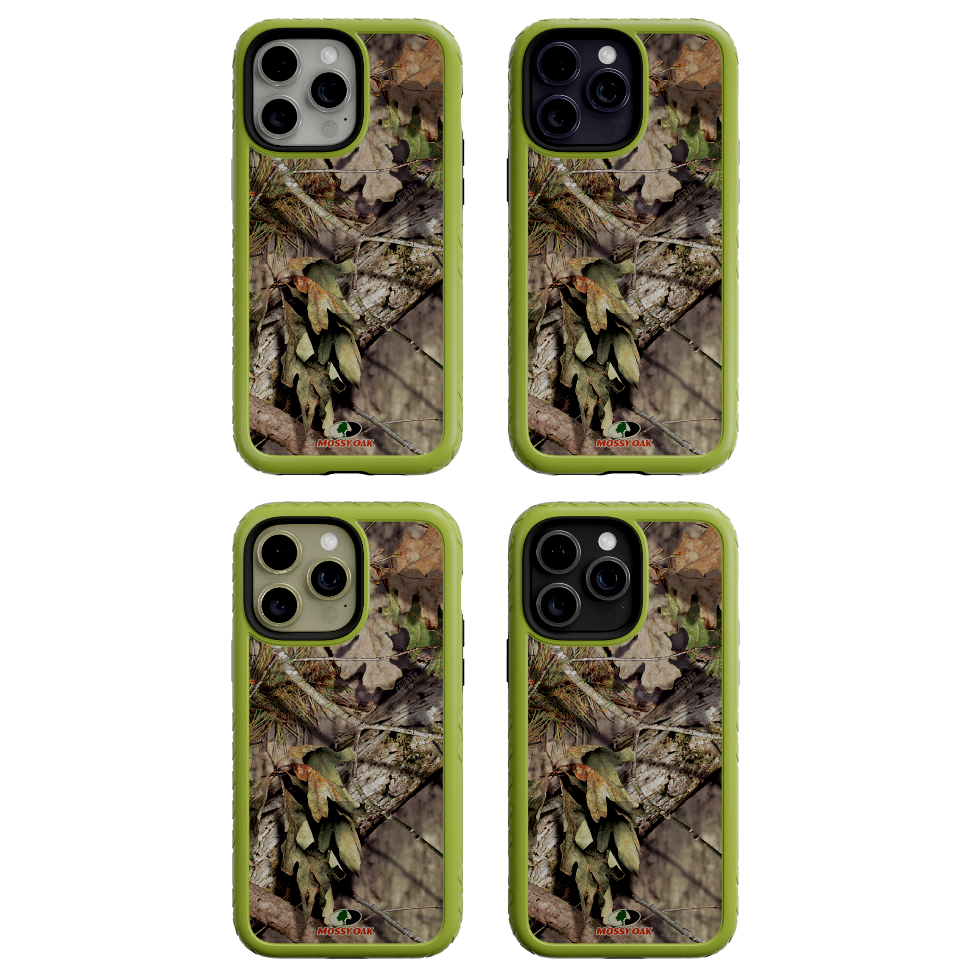 Mossy Oak MagSafe® Dual Layer Case for Apple iPhone 14 Pro Max - Breakup Country Electric Lime