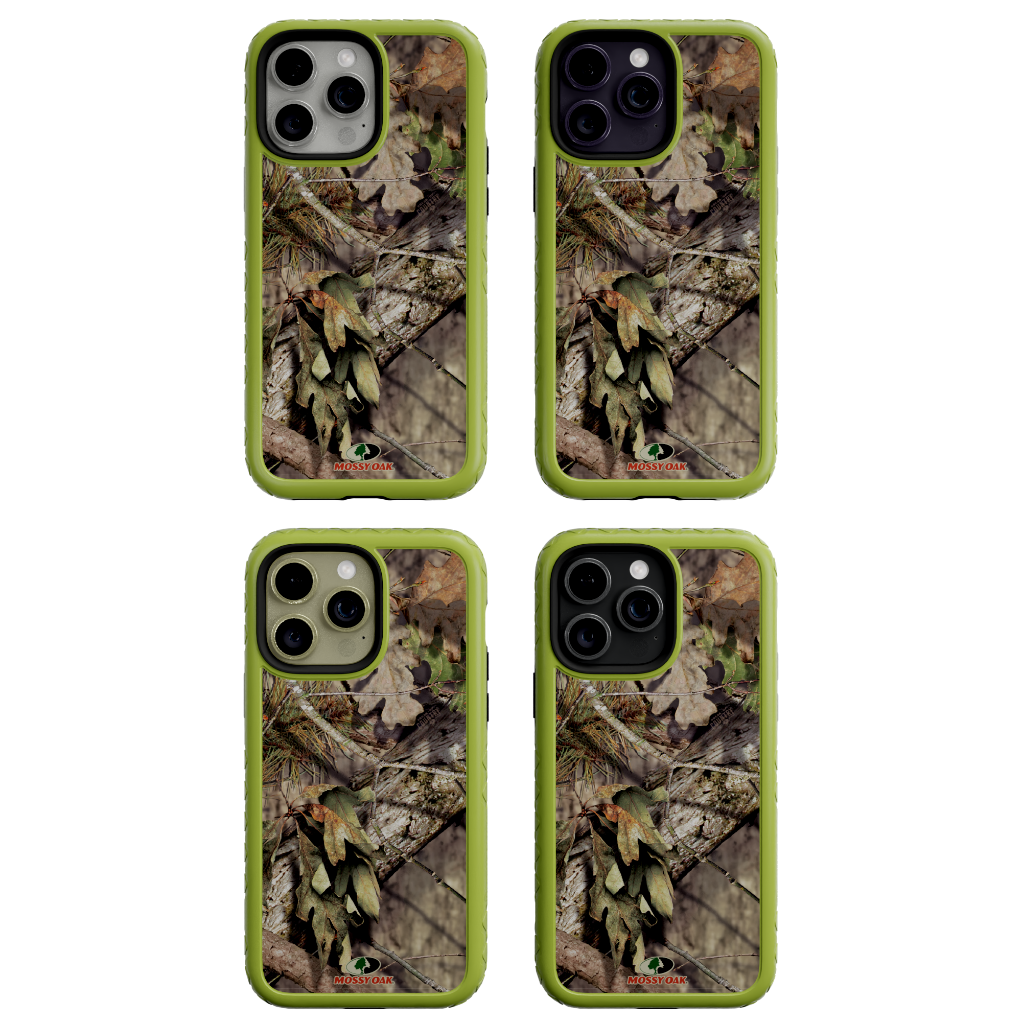 Mossy Oak MagSafe® Dual Layer Case for Apple iPhone 14 Pro Max - Breakup Country Electric Lime