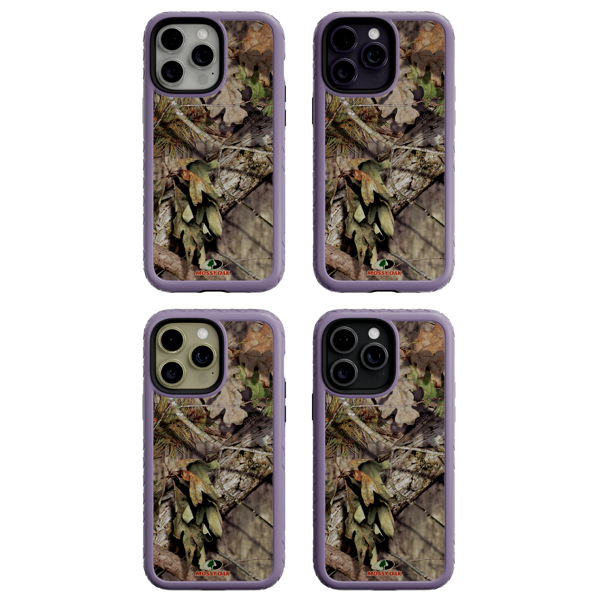 Mossy Oak MagSafe® Dual Layer Case for Apple iPhone 14 Pro Max - Breakup Country Lilac Blossom Purple