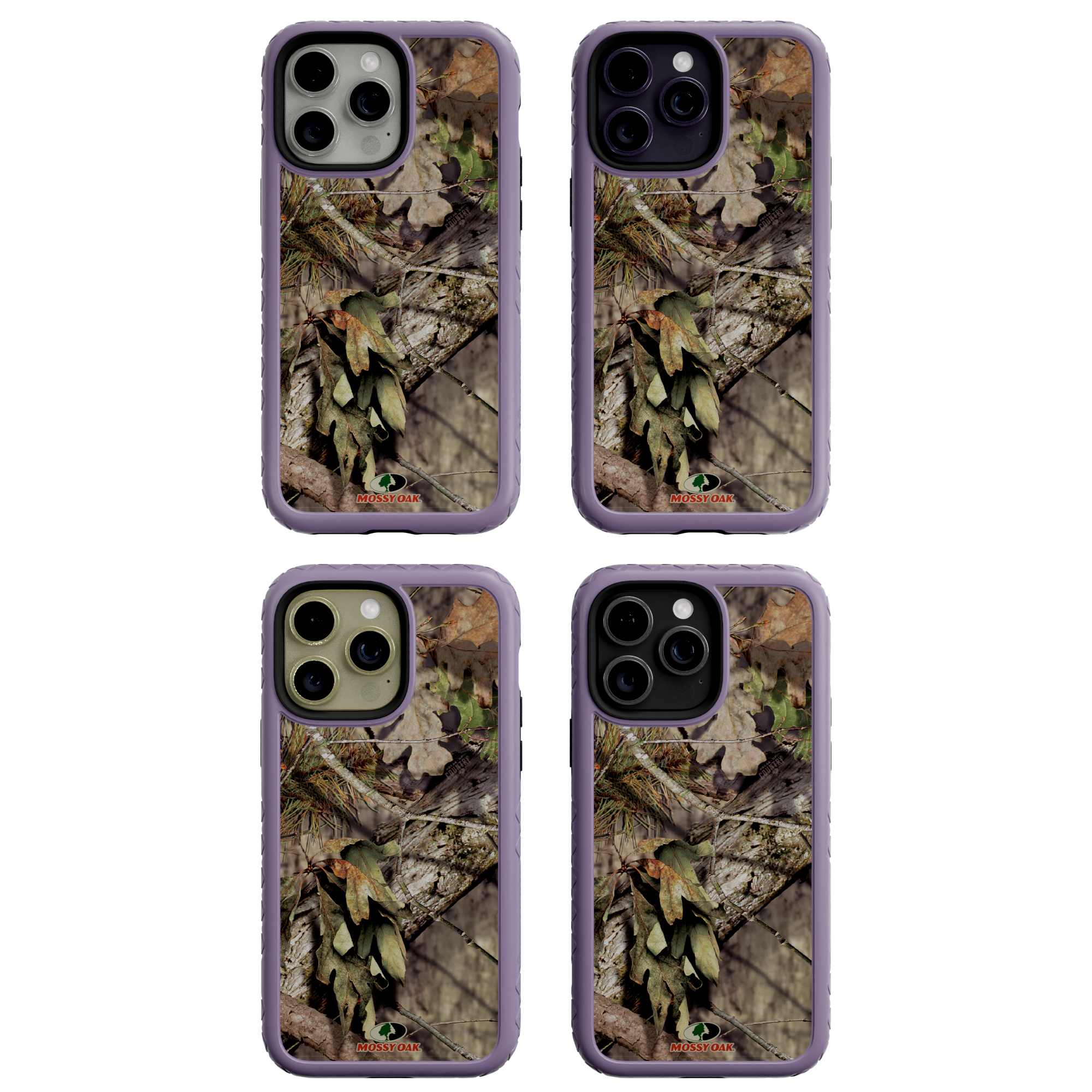 Mossy Oak MagSafe® Dual Layer Case for Apple iPhone 14 Pro Max - Breakup Country Lilac Blossom Purple