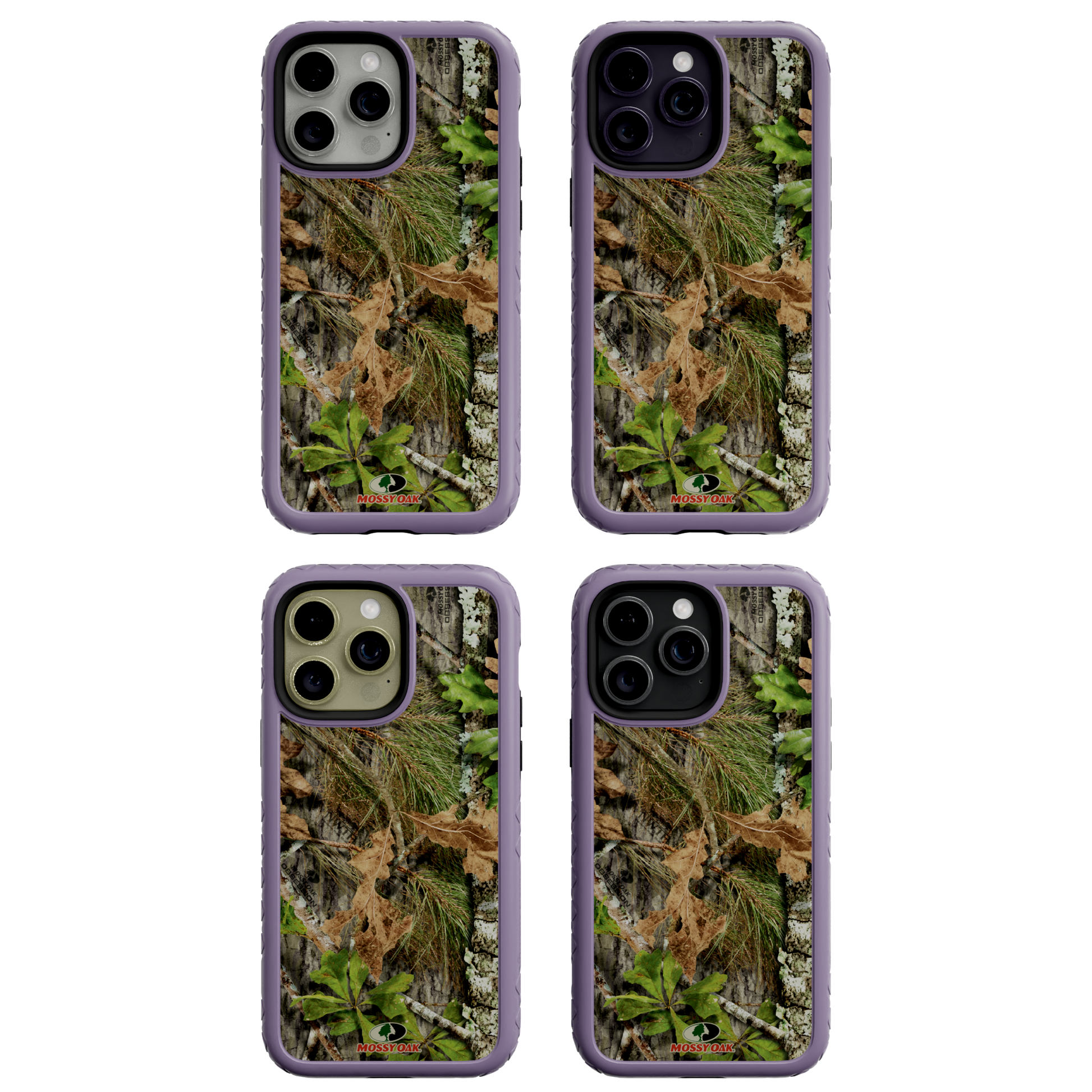 Mossy Oak | MagSafe Dual Layer Case for Apple iPhone 14 Pro Max | Obsession | Fortitude Series Lilac Blossom Purple