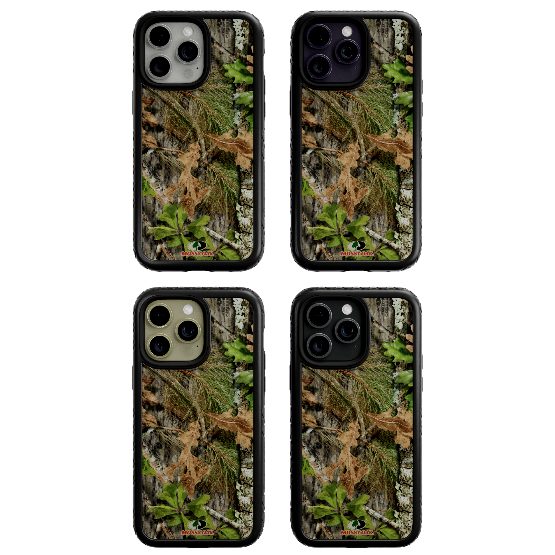 Mossy Oak | MagSafe Dual Layer Case for Apple iPhone 14 Pro Max | Obsession | Fortitude Series Onyx Black
