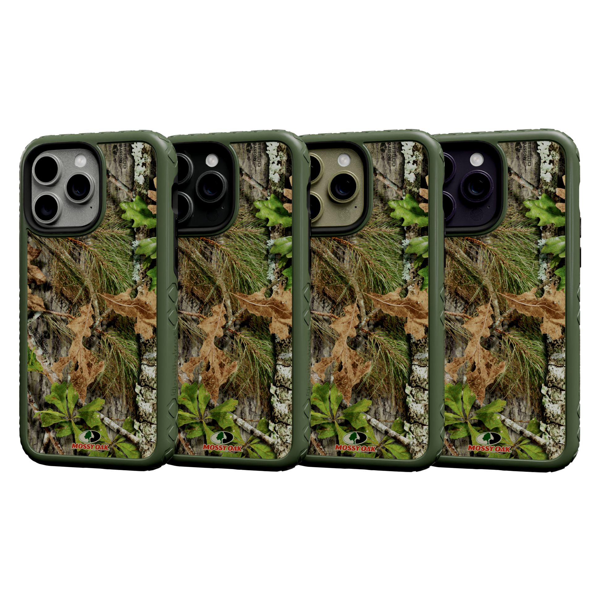 Mossy Oak | MagSafe Dual Layer Case for Apple iPhone 14 Pro Max | Obsession | Fortitude Series Olive Drab Green