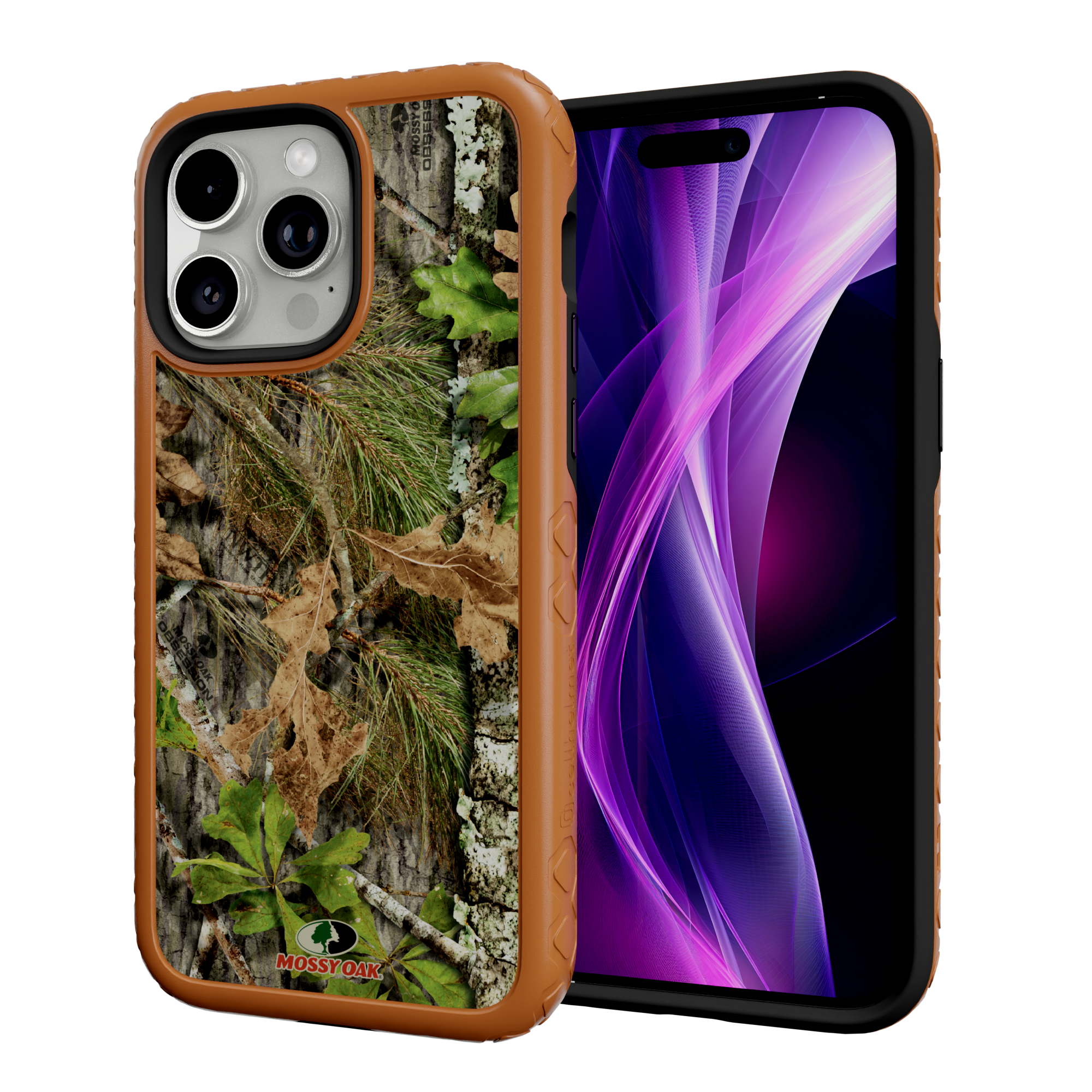 Mossy Oak | MagSafe Dual Layer Case for Apple iPhone 14 Pro Max | Obsession | Fortitude Series Pumpkin Spice