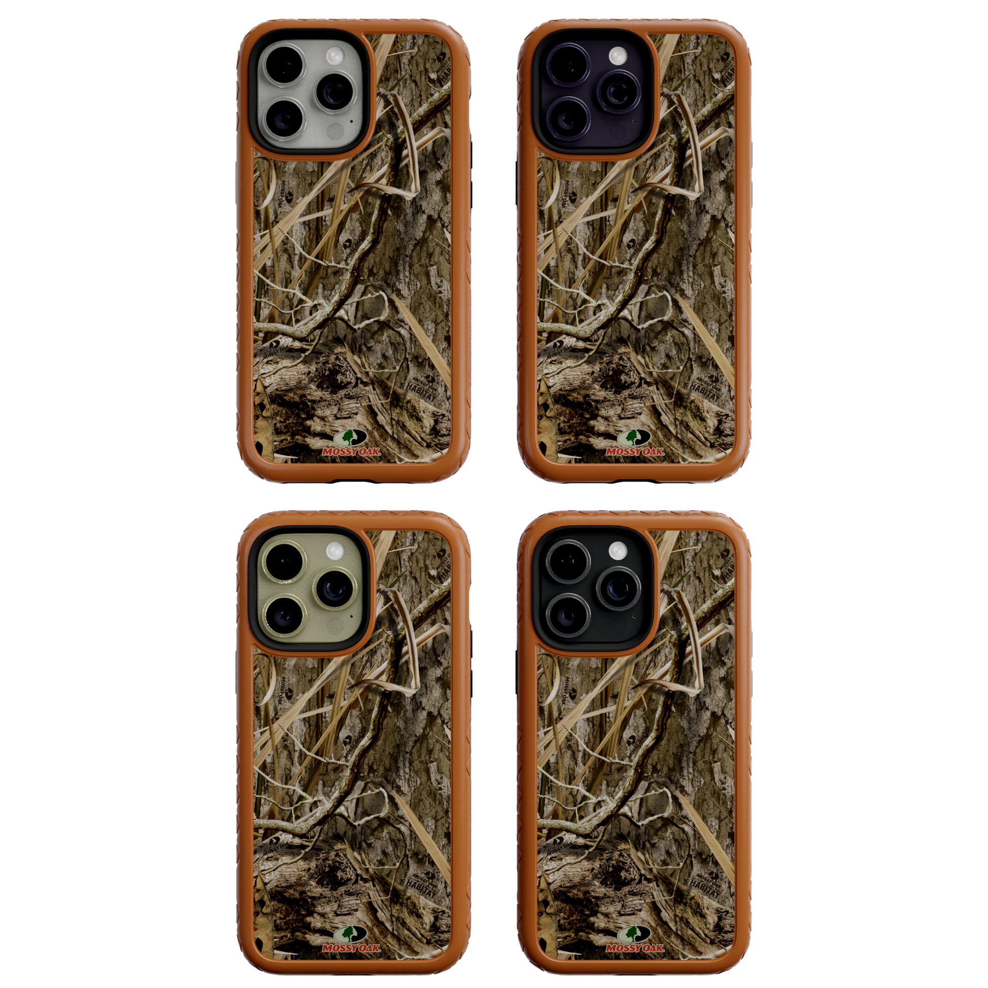 Mossy Oak Fortitude Series for Apple iPhone 14 Pro Max - Shadow Grass Pumpkin Spice