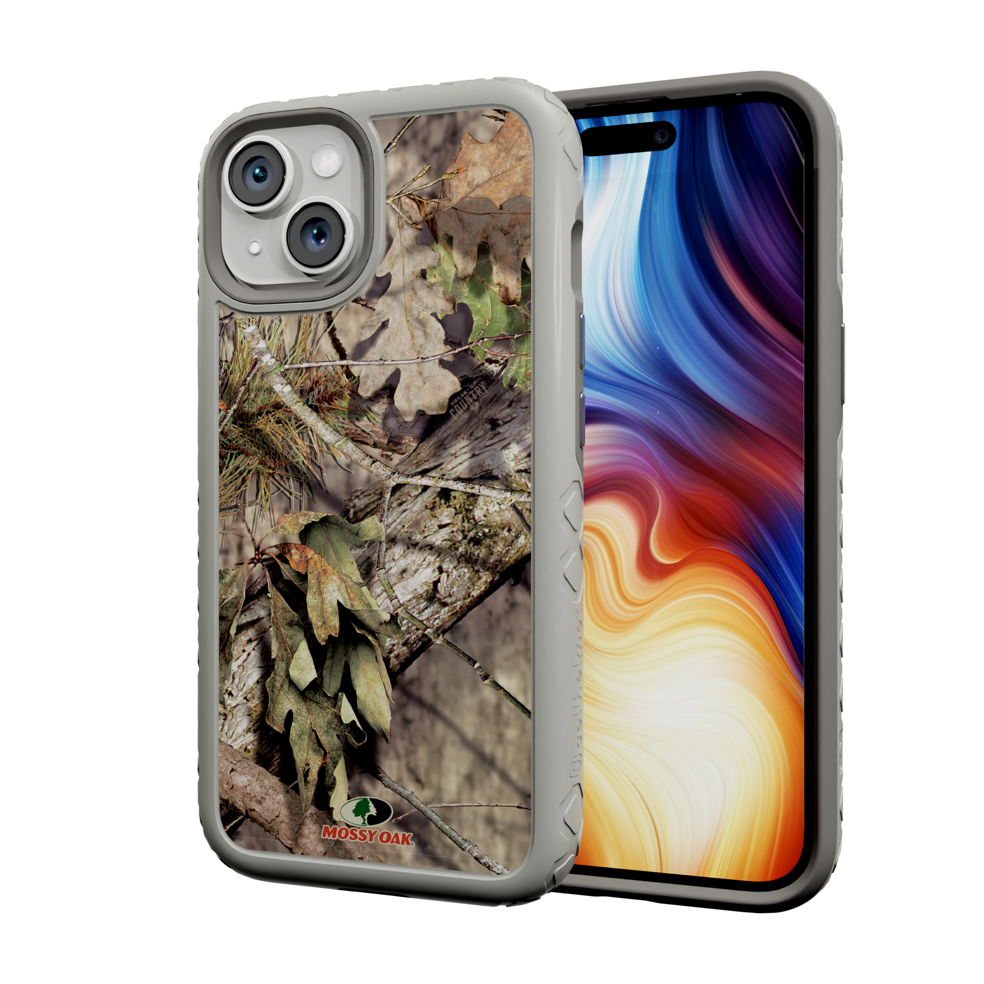 Mossy Oak Protective Case for Apple iPhone 13 Mini - Breakup Country Gray