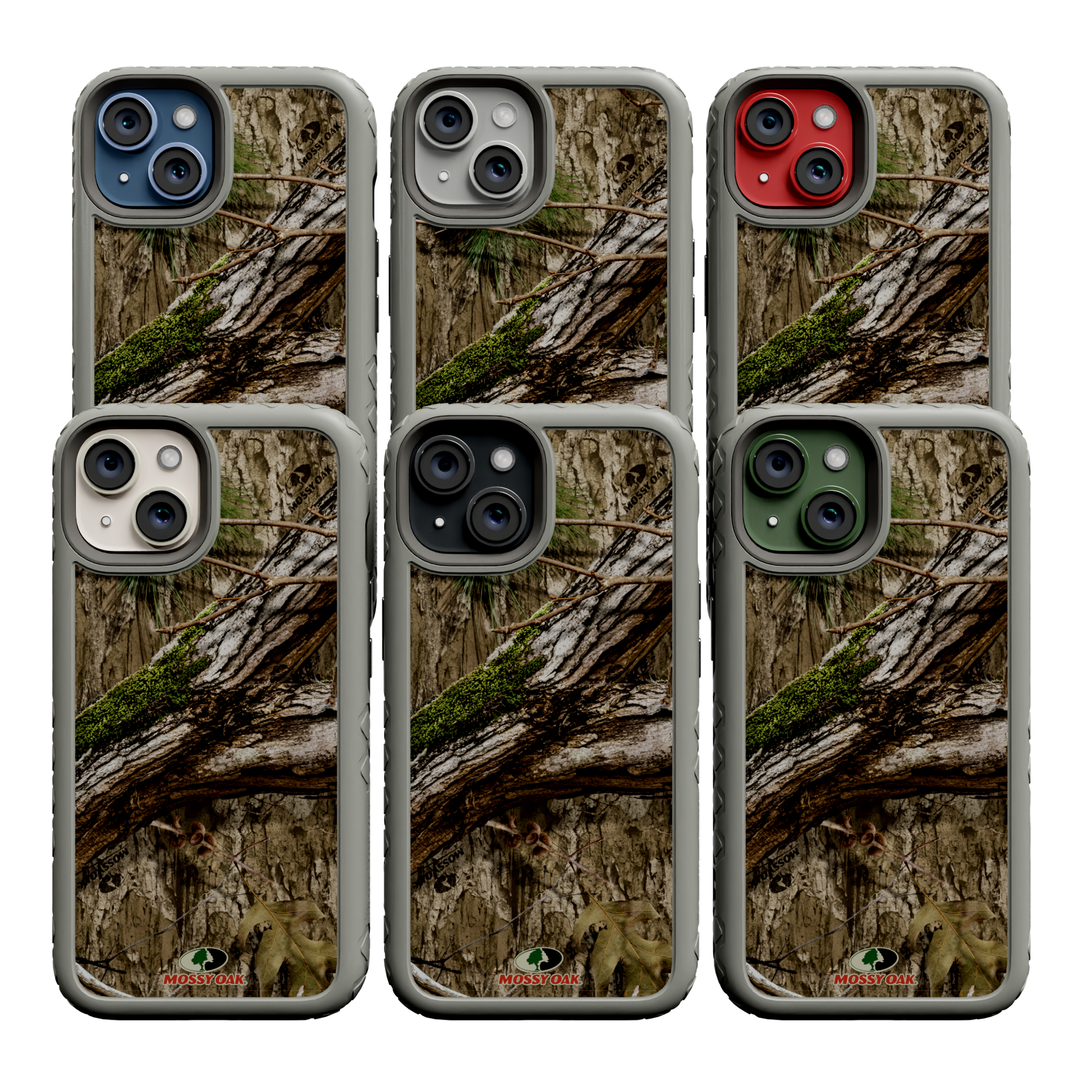 Mossy Oak Protective Case for Apple iPhone 13 - Country DNA Gray
