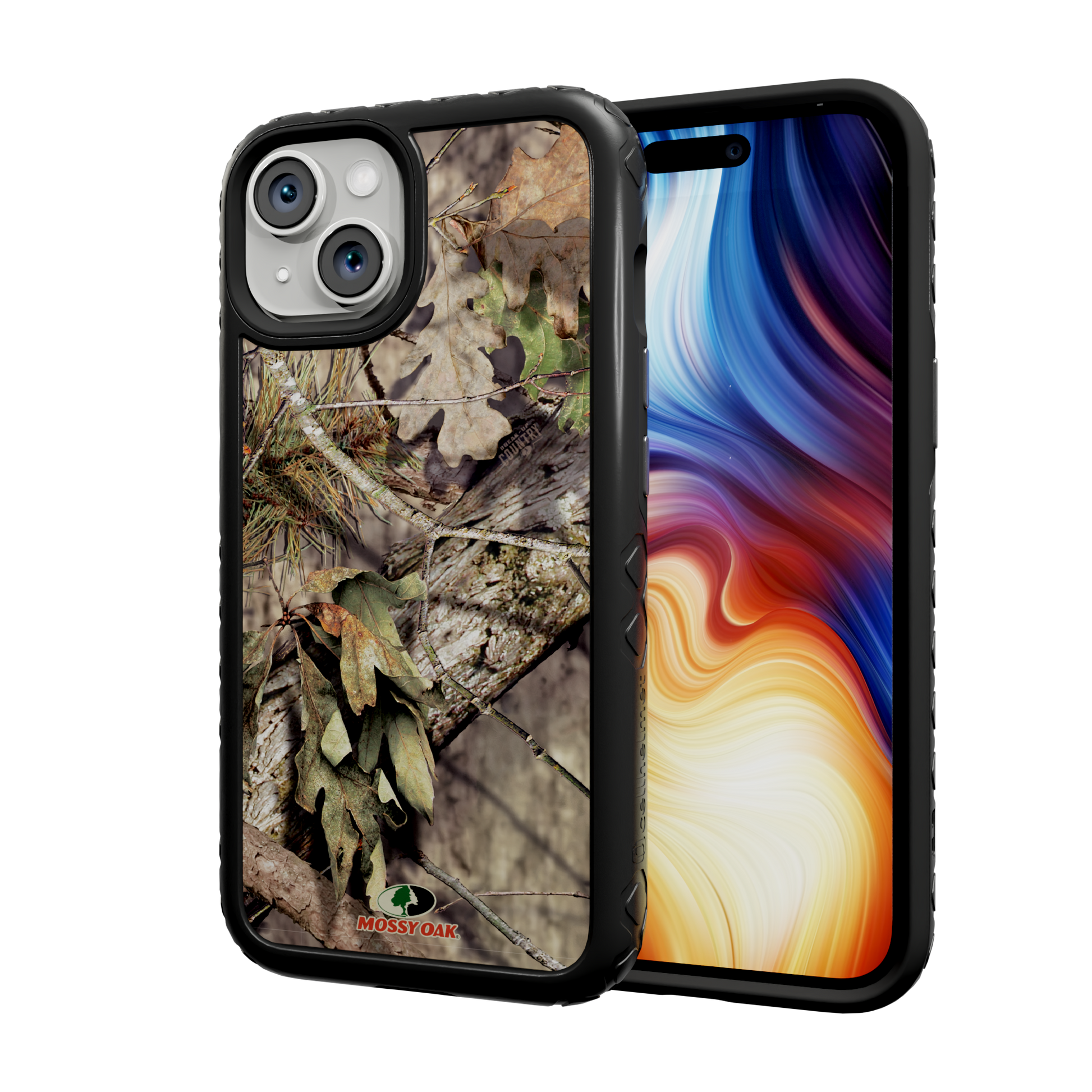 Mossy Oak Protective Case for Apple iPhone 13 - Breakup Country Onyx Black