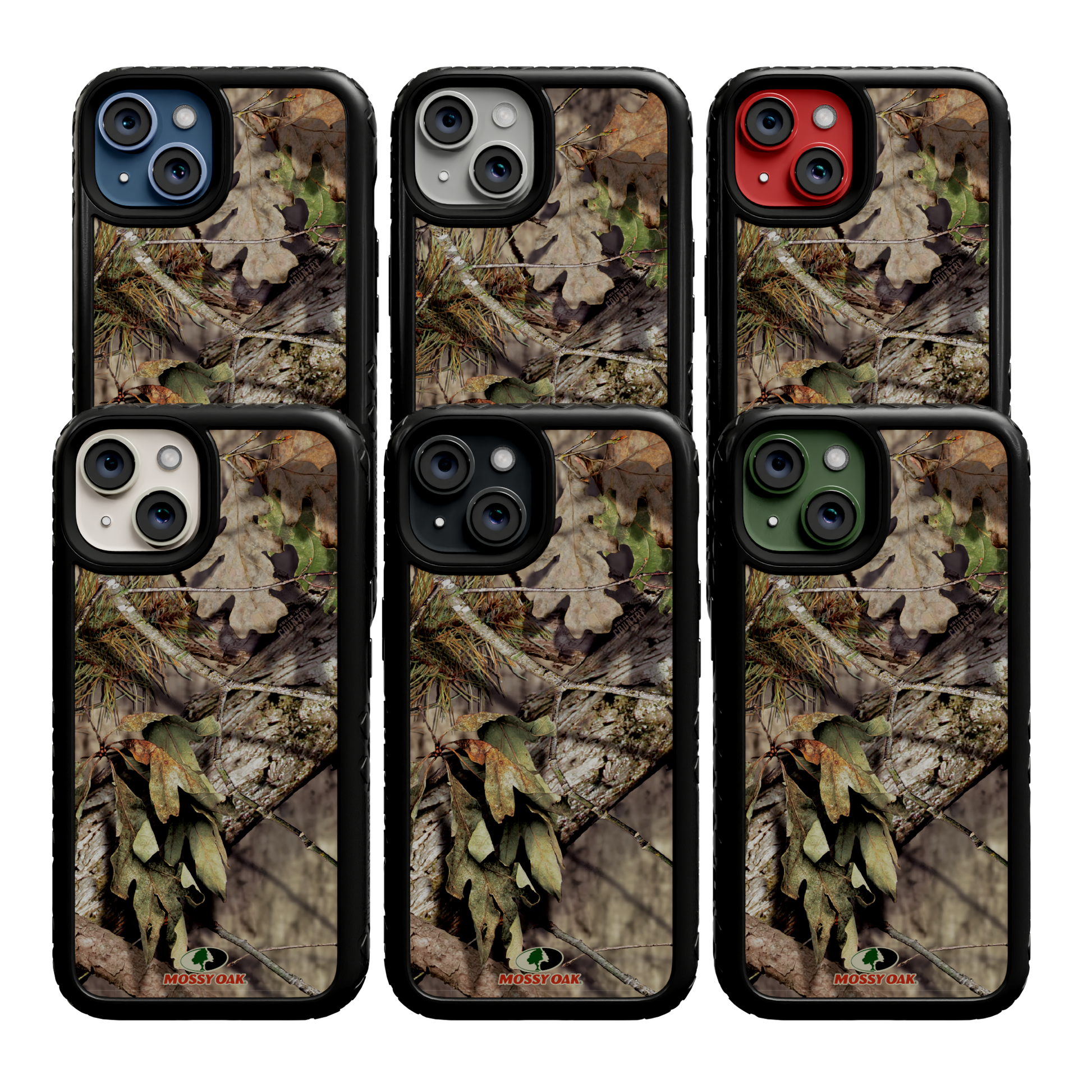 Mossy Oak Protective Case for Apple iPhone 13 - Breakup Country Onyx Black