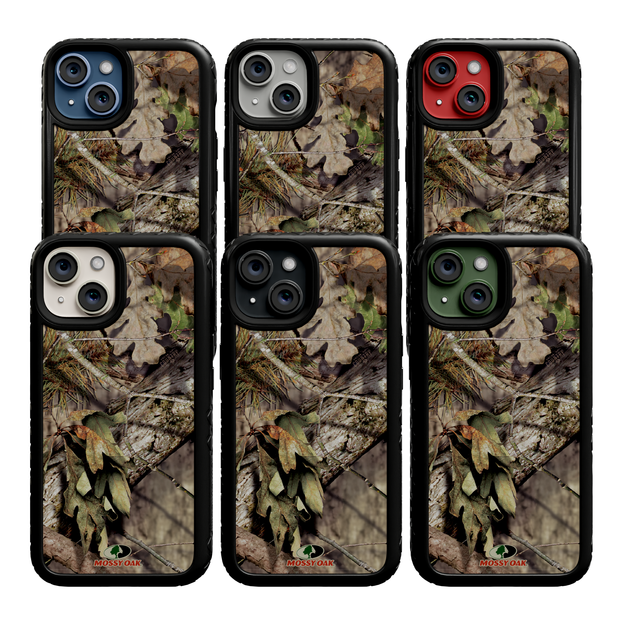 Mossy Oak Protective Case for Apple iPhone 13 - Breakup Country Onyx Black
