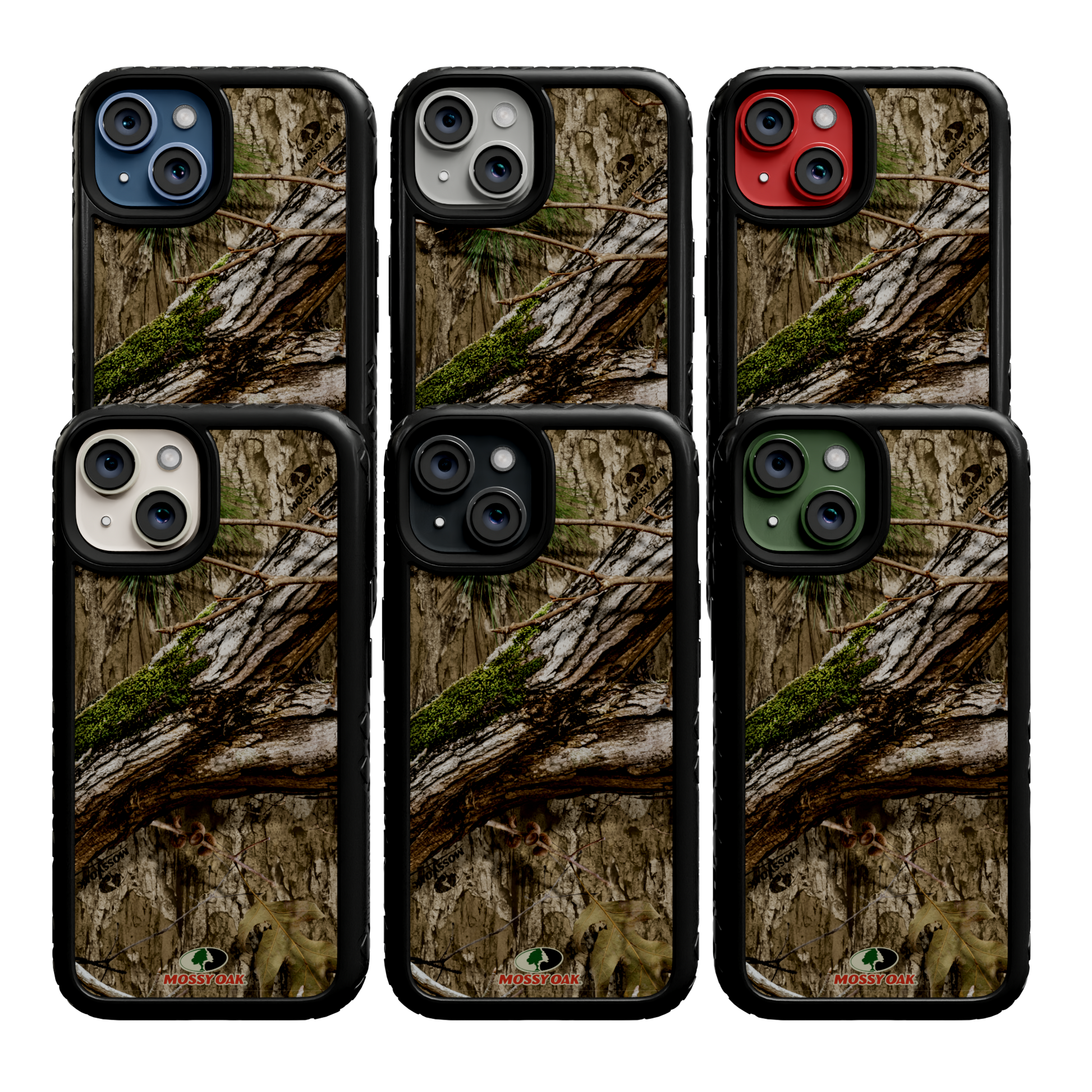 Mossy Oak Protective Case for Apple iPhone 13 - Country DNA Onyx Black