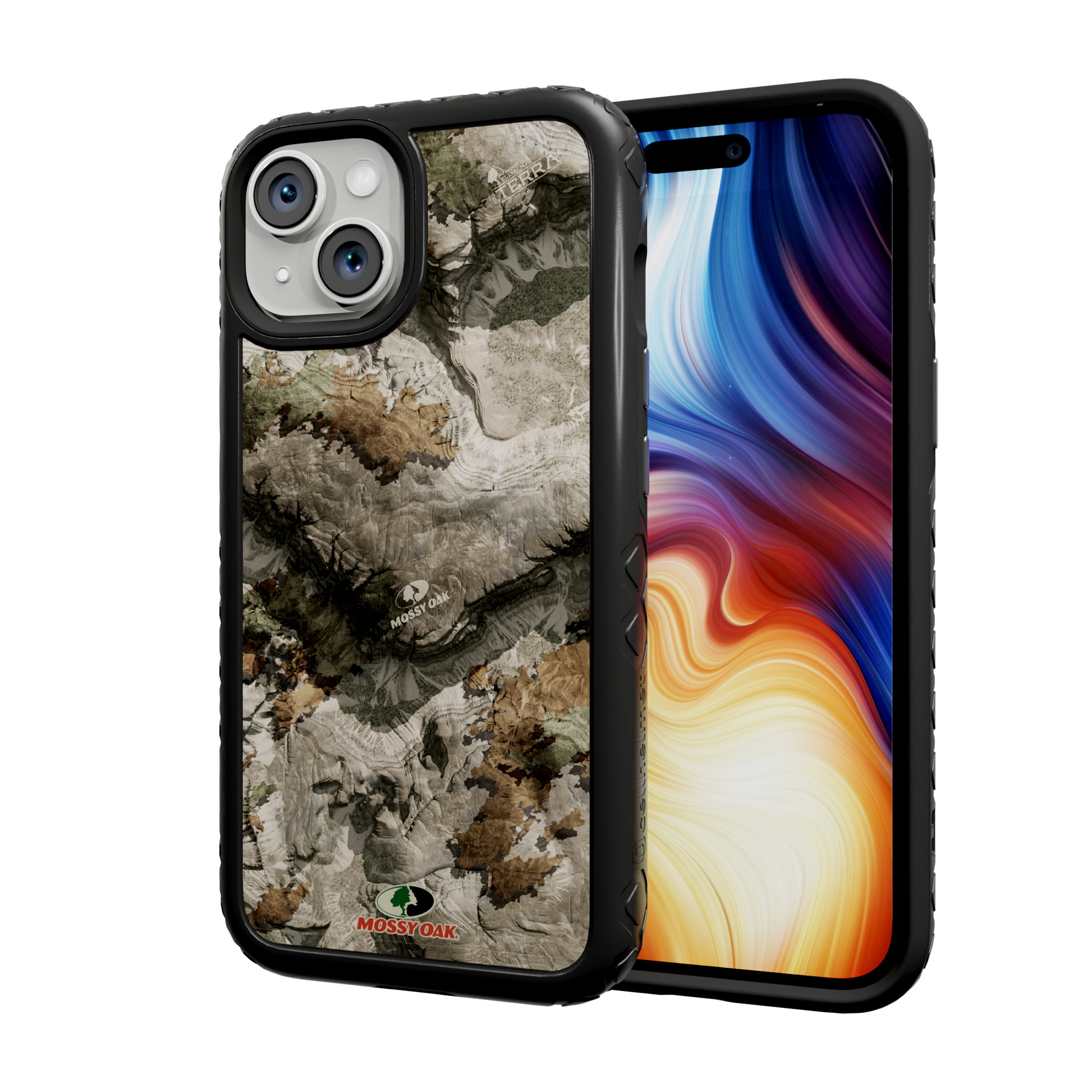 Mossy Oak Fortitude Series for Apple iPhone 13 - Terra Gila Onyx Black
