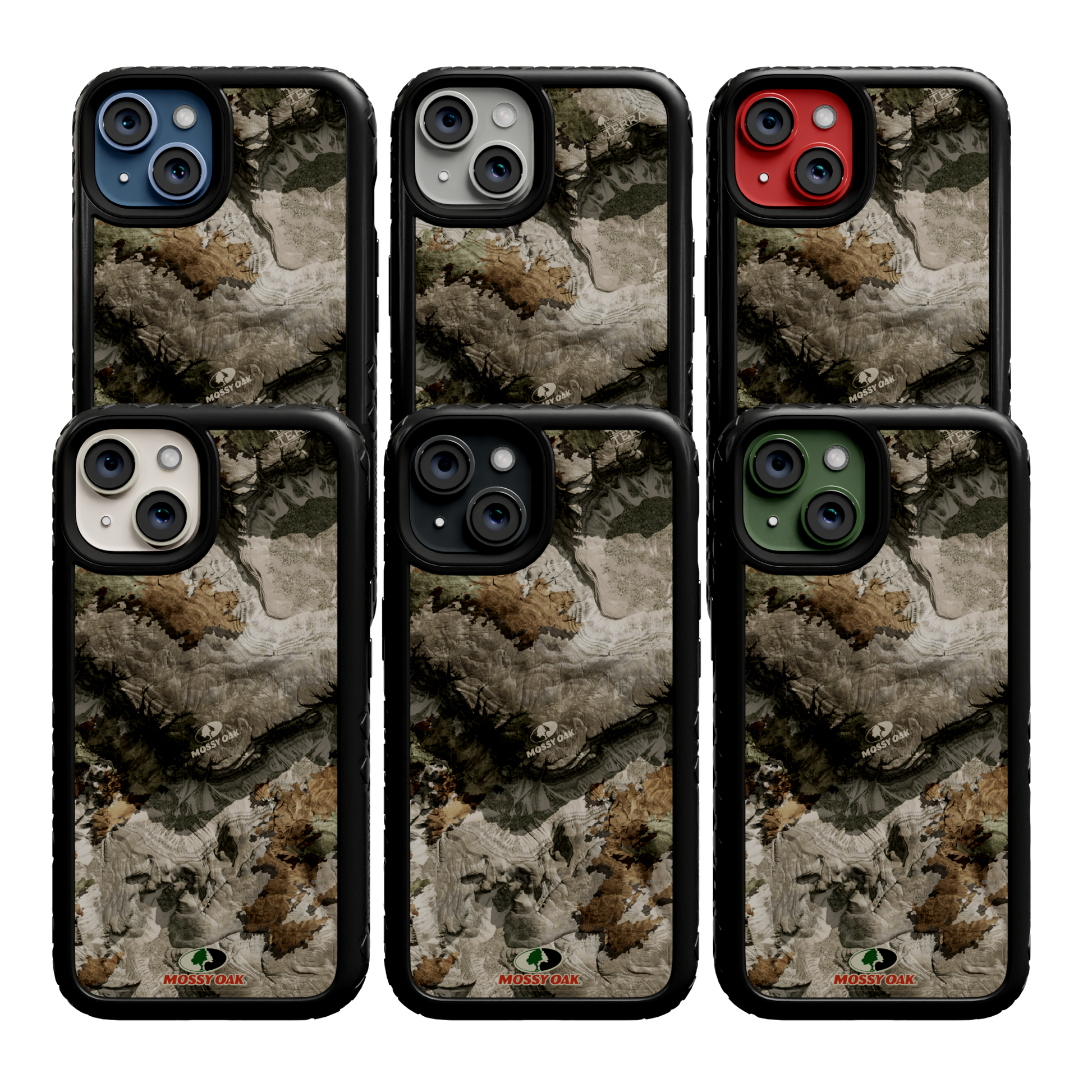 Mossy Oak Fortitude Series for Apple iPhone 13 - Terra Gila Onyx Black