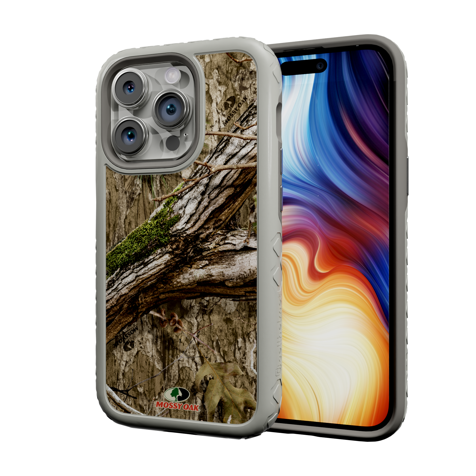 Mossy Oak Protective Case for Apple iPhone 13 Pro - Country DNA Gray