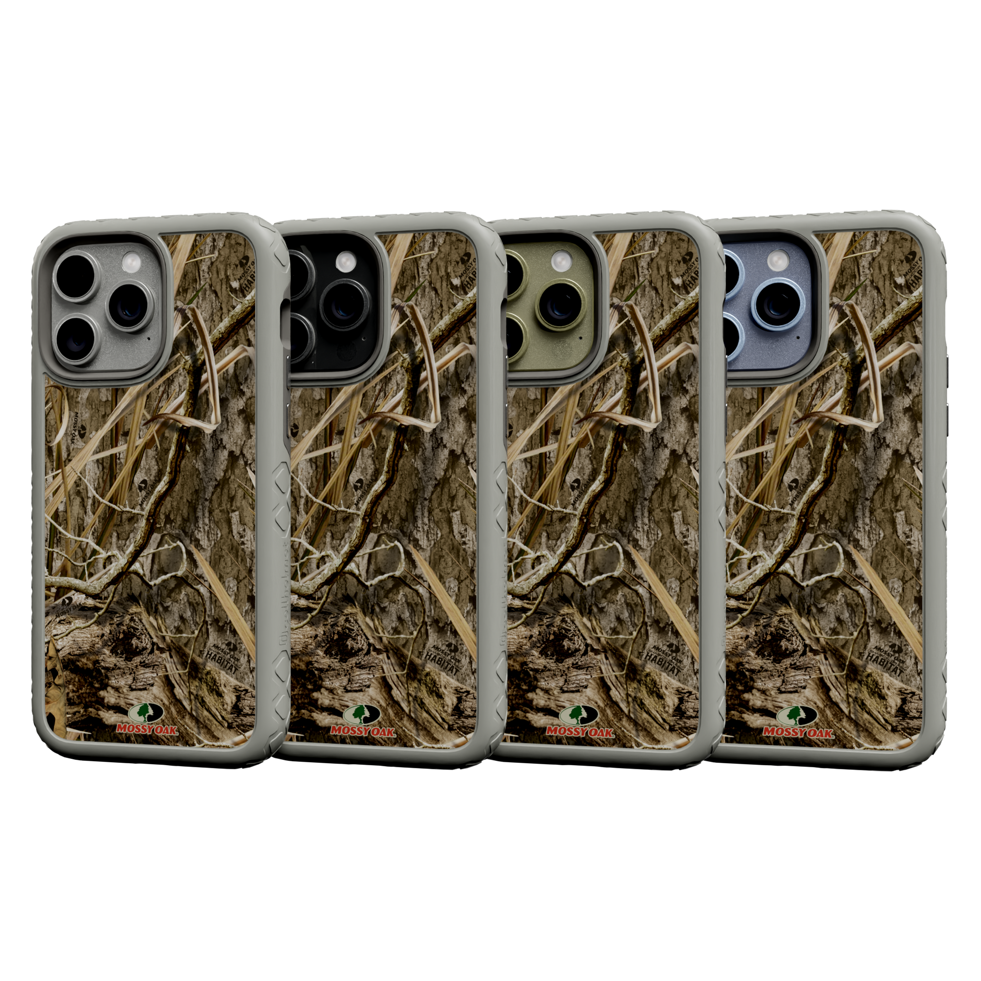 Mossy Oak Protective Case for Apple iPhone 13 Pro Max - Shadow Grass Gray