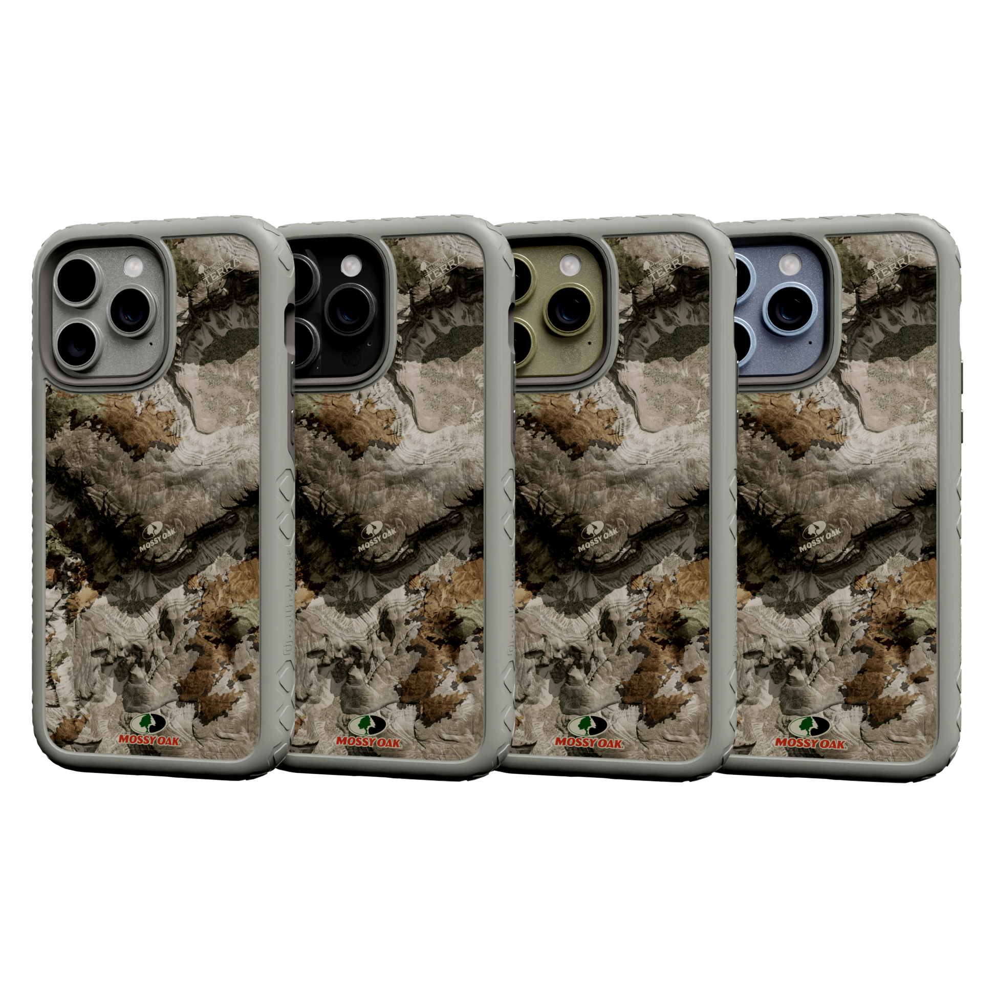 Mossy Oak Protective Case for Apple iPhone 13 Pro Max - Terra Gila Gray