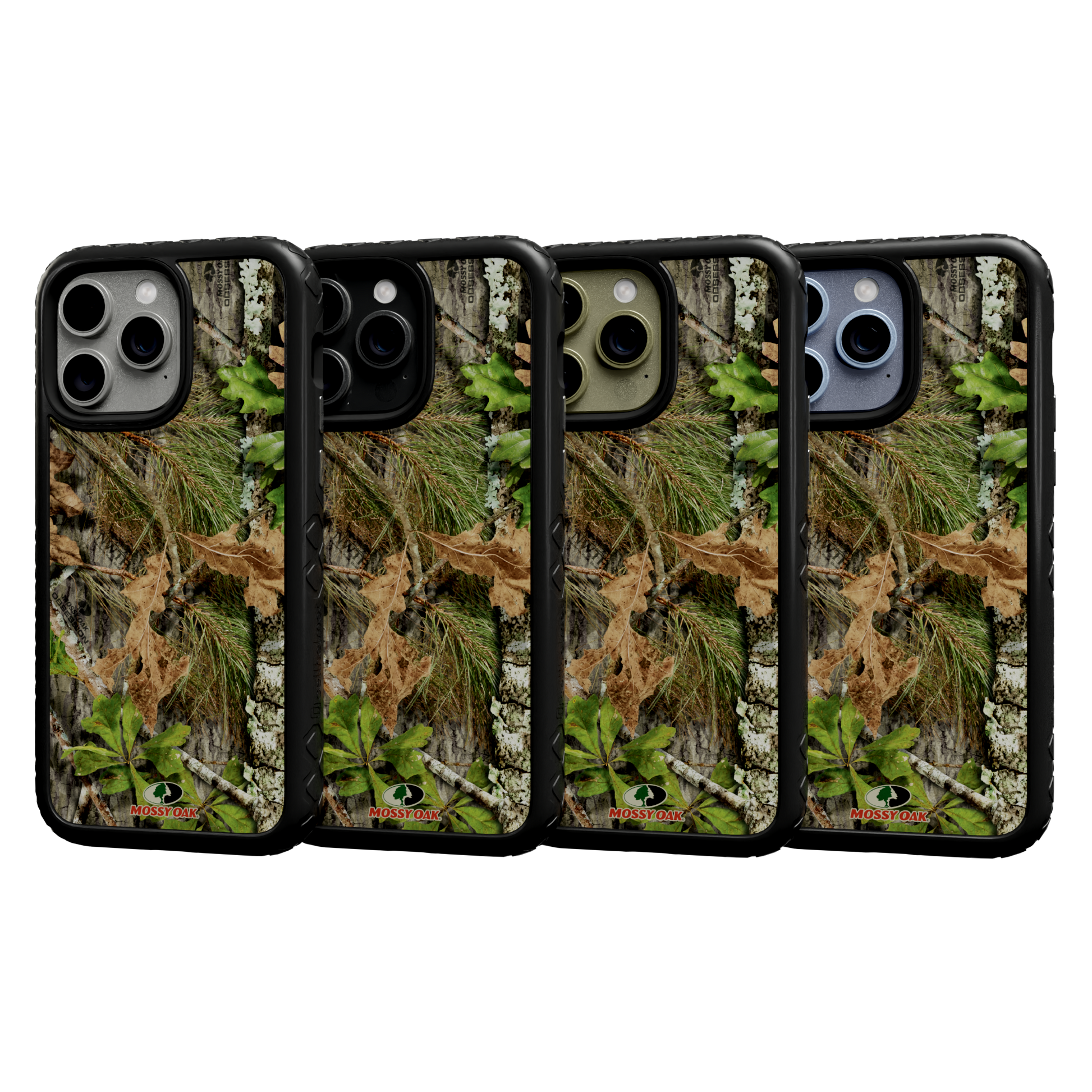 Mossy Oak | Dual Layer Case for Apple iPhone 13 Pro Max | Obsession | Fortitude Series Onyx Black