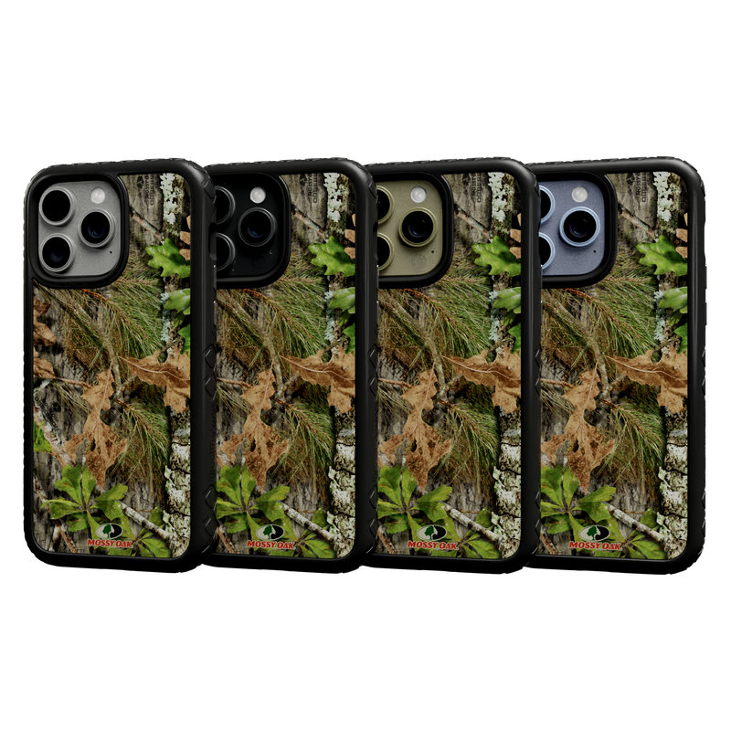Mossy Oak | Dual Layer Case for Apple iPhone 13 Pro Max | Obsession | Fortitude Series Onyx Black