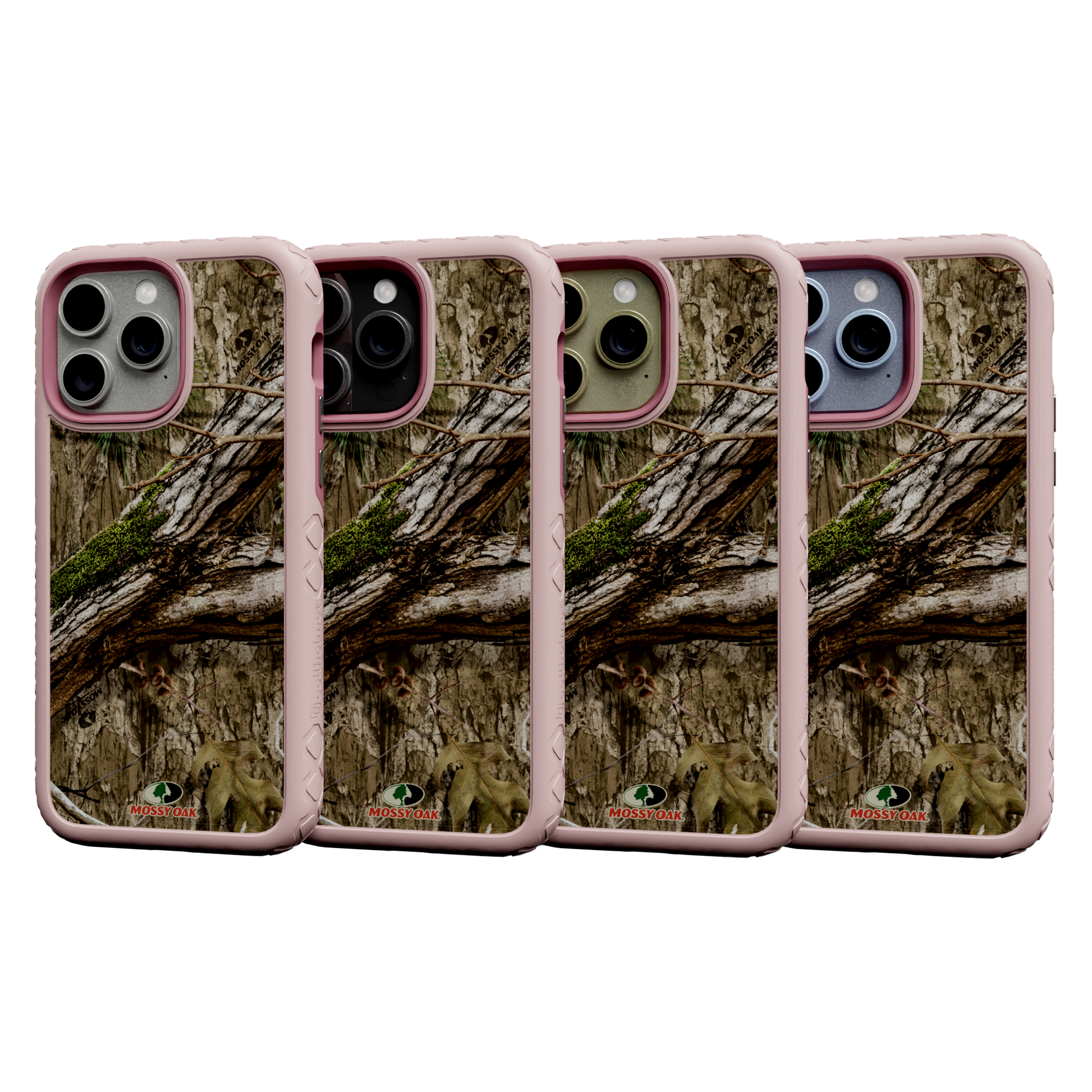 Mossy Oak Protective Case for Apple iPhone 13 Pro Max - Country DNA Pink Magnolia