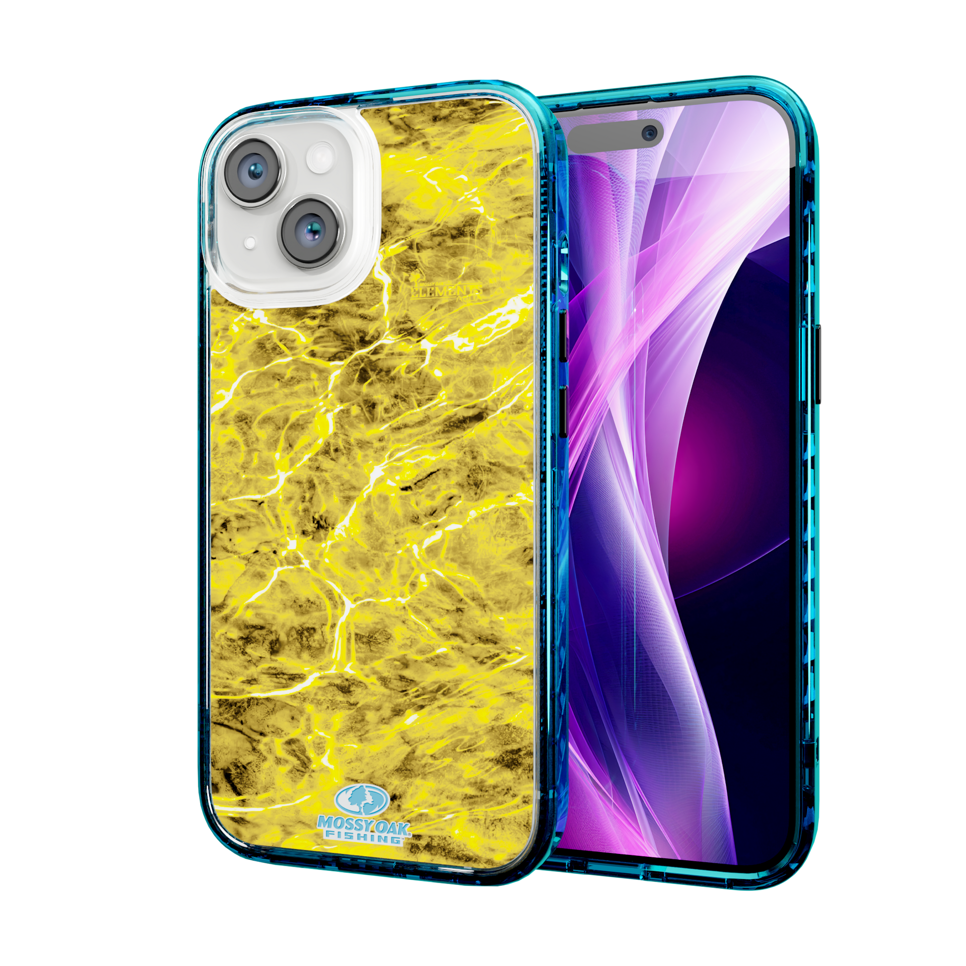 Mossy Oak Magnitude Series for Apple iPhone 14  - Agua Yellowfin Deep Sea Blue