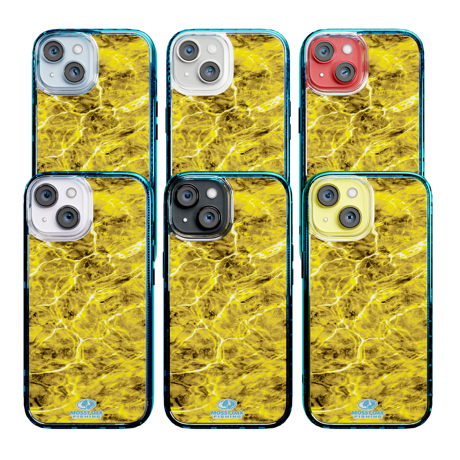 Mossy Oak Magnitude Series for Apple iPhone 14  - Agua Yellowfin Deep Sea Blue
