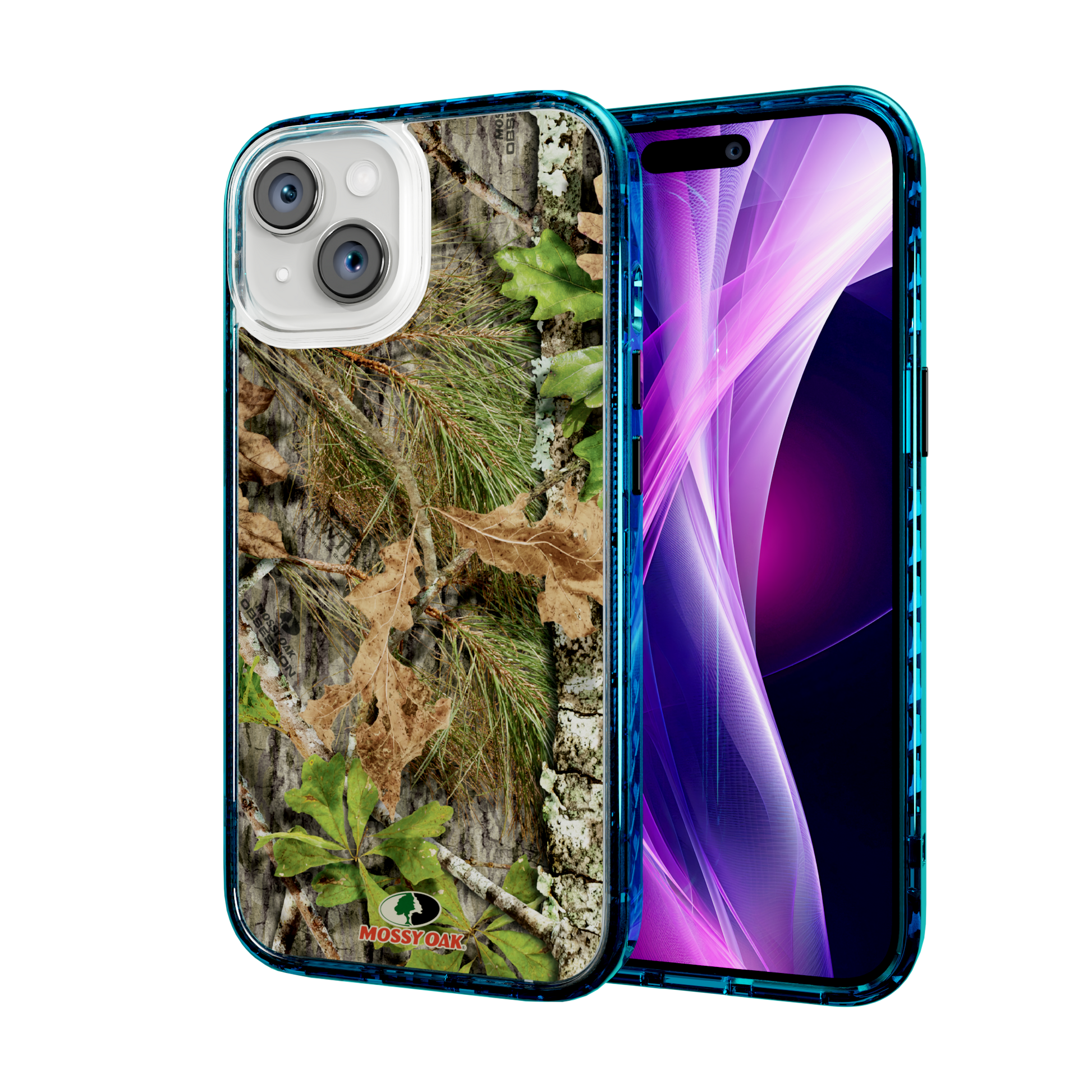 Mossy Oak Magnitude Series for Apple iPhone 14  - Obsession Deep Sea Blue