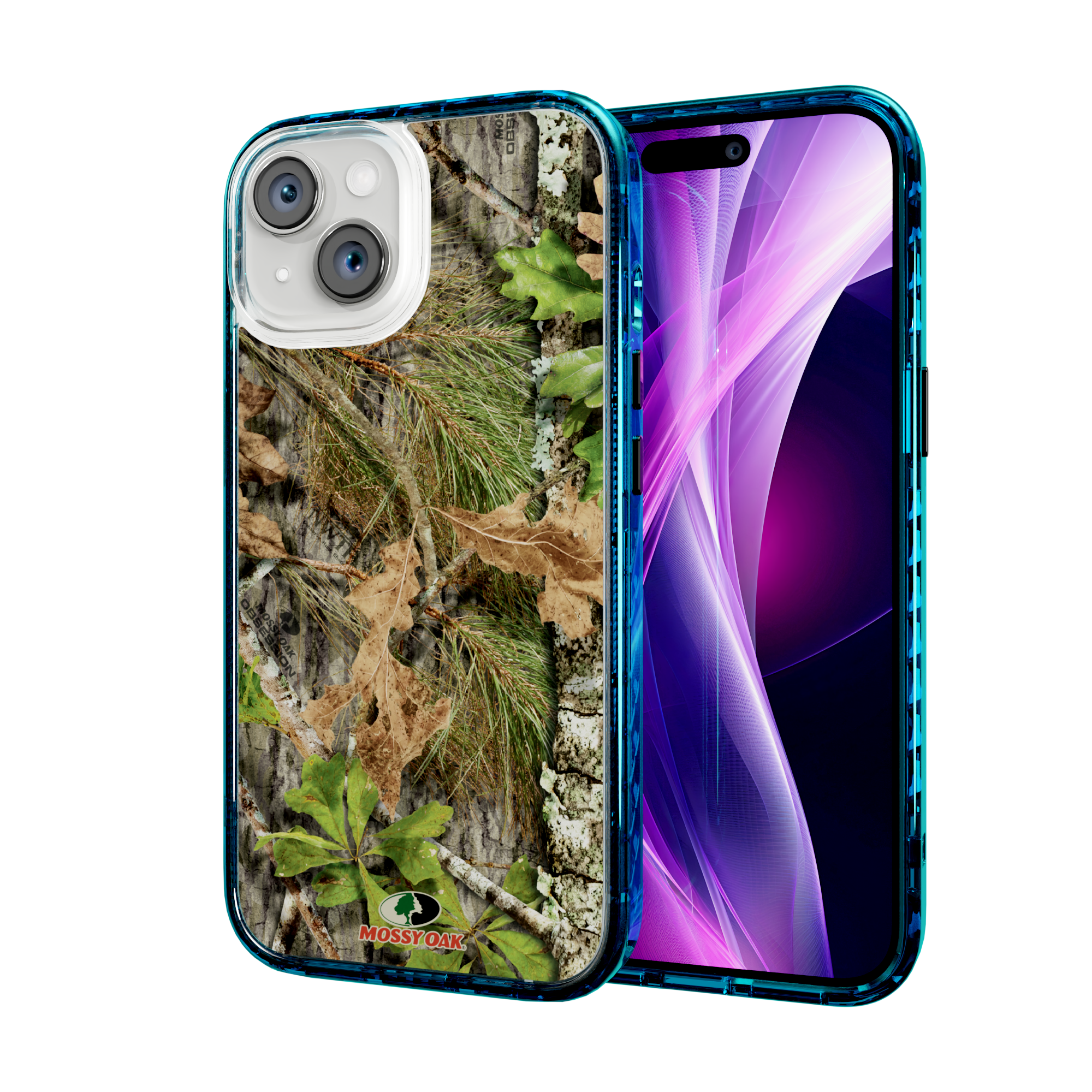Mossy Oak Magnitude Series for Apple iPhone 14  - Obsession Deep Sea Blue