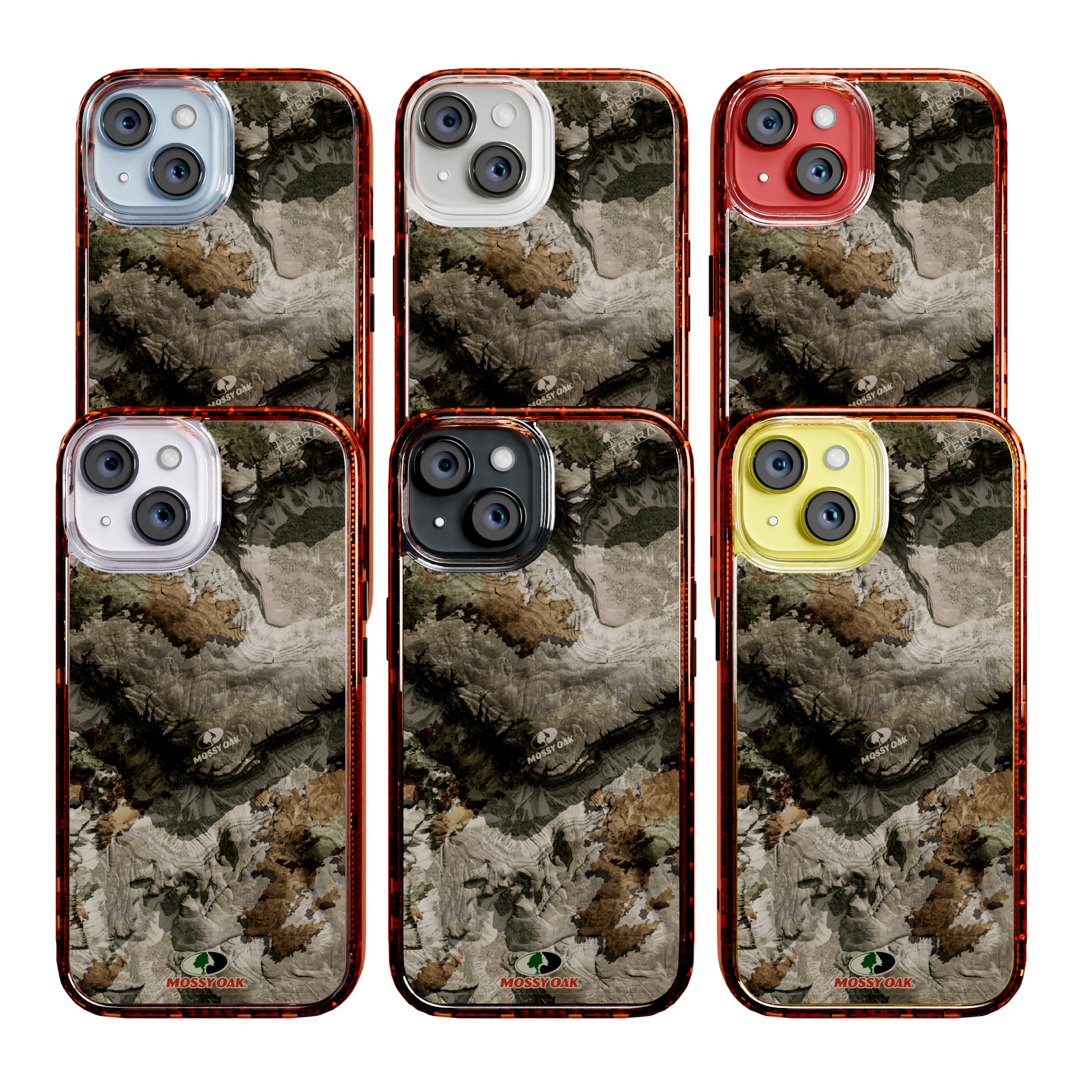 Mossy Oak Magnitude Series for Apple iPhone 14  - Terra Gila Blaze Orange