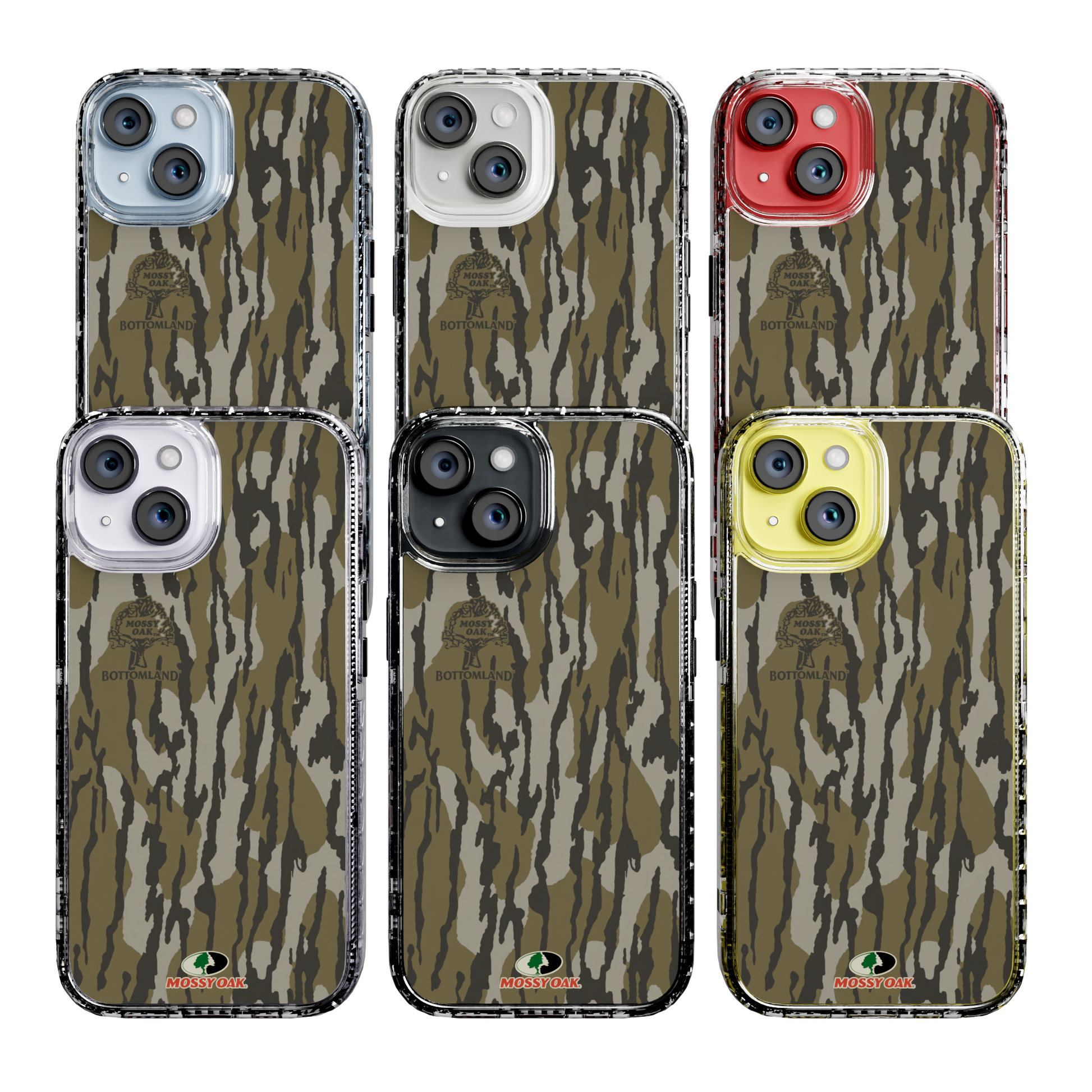 Mossy Oak Magnitude Series for Apple iPhone 14  - Bottomland Orig Crystal Clear