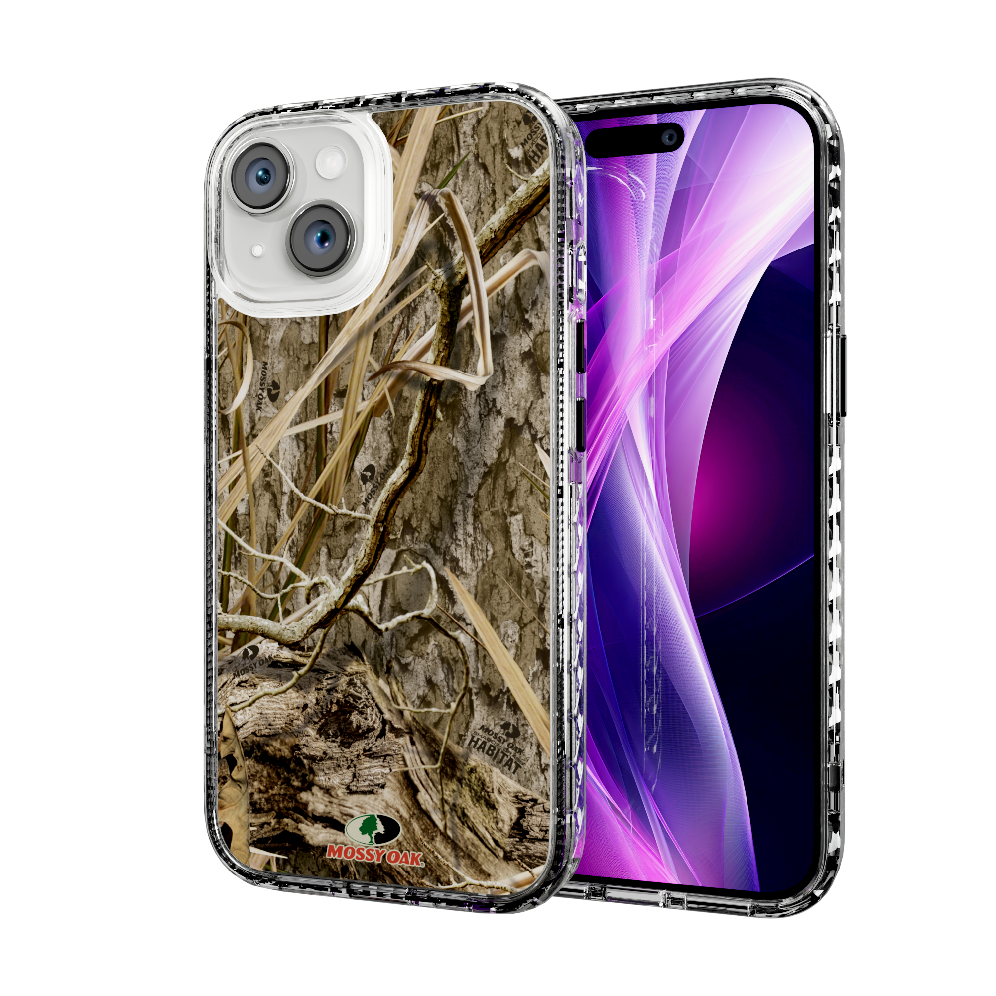 Mossy Oak Magnitude Series for Apple iPhone 14  - Shadow Grass Crystal Clear