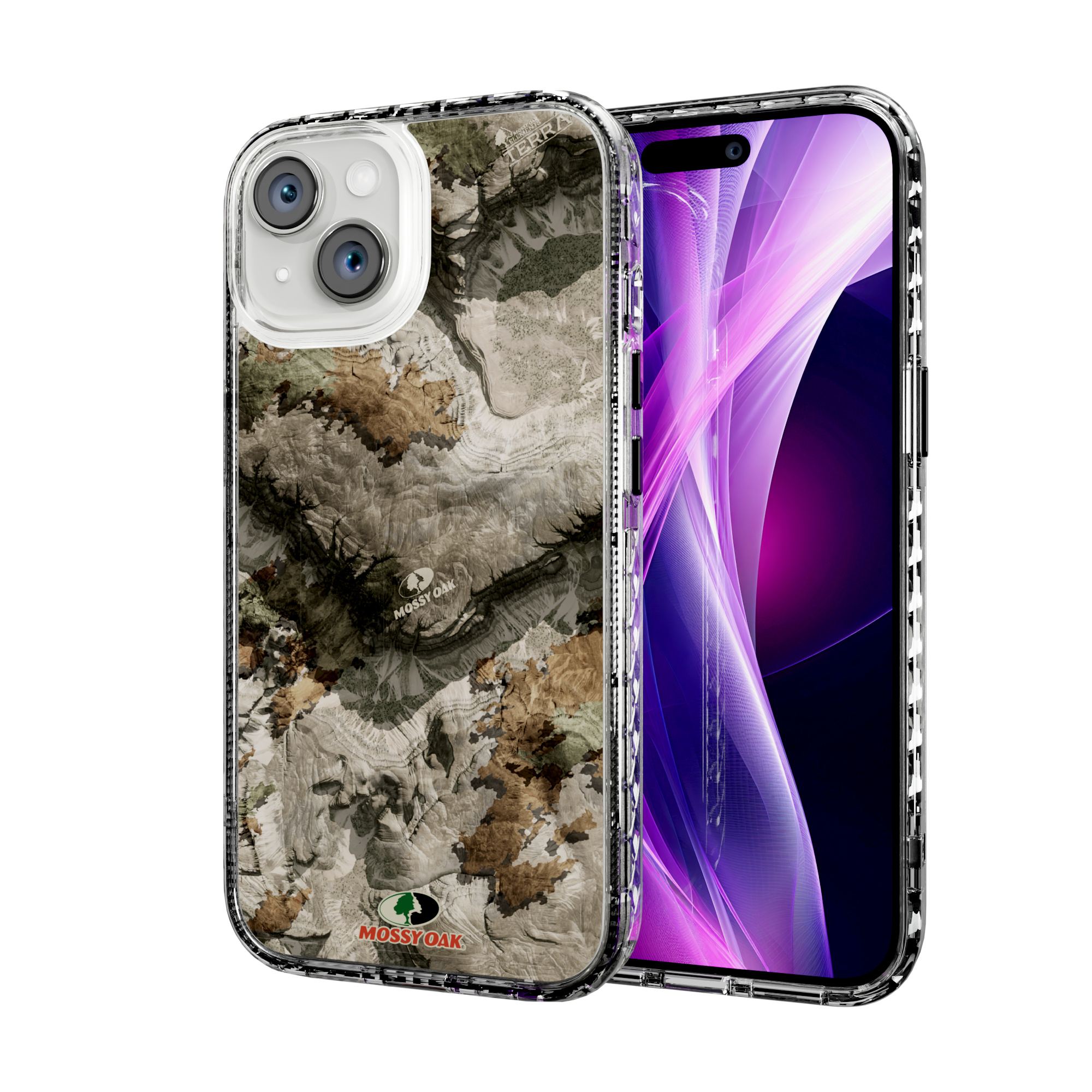 Mossy Oak Magnitude Series for Apple iPhone 14  - Terra Gila Crystal Clear