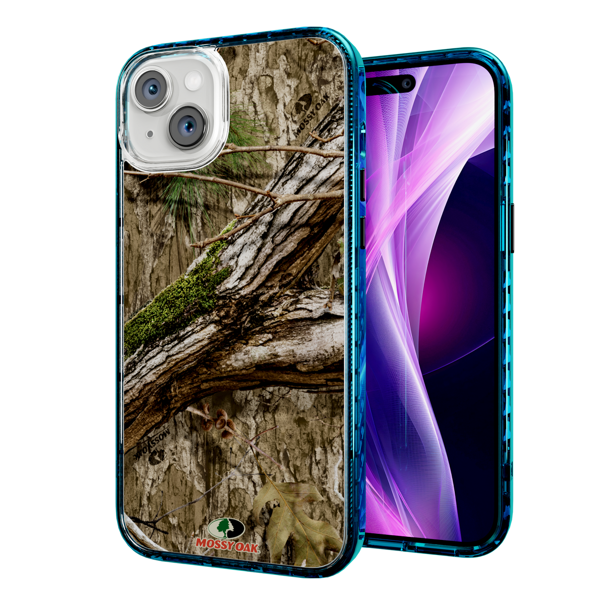 Mossy Oak Magnitude Series for Apple iPhone 14 Plus  - Country DNA Deep Sea Blue