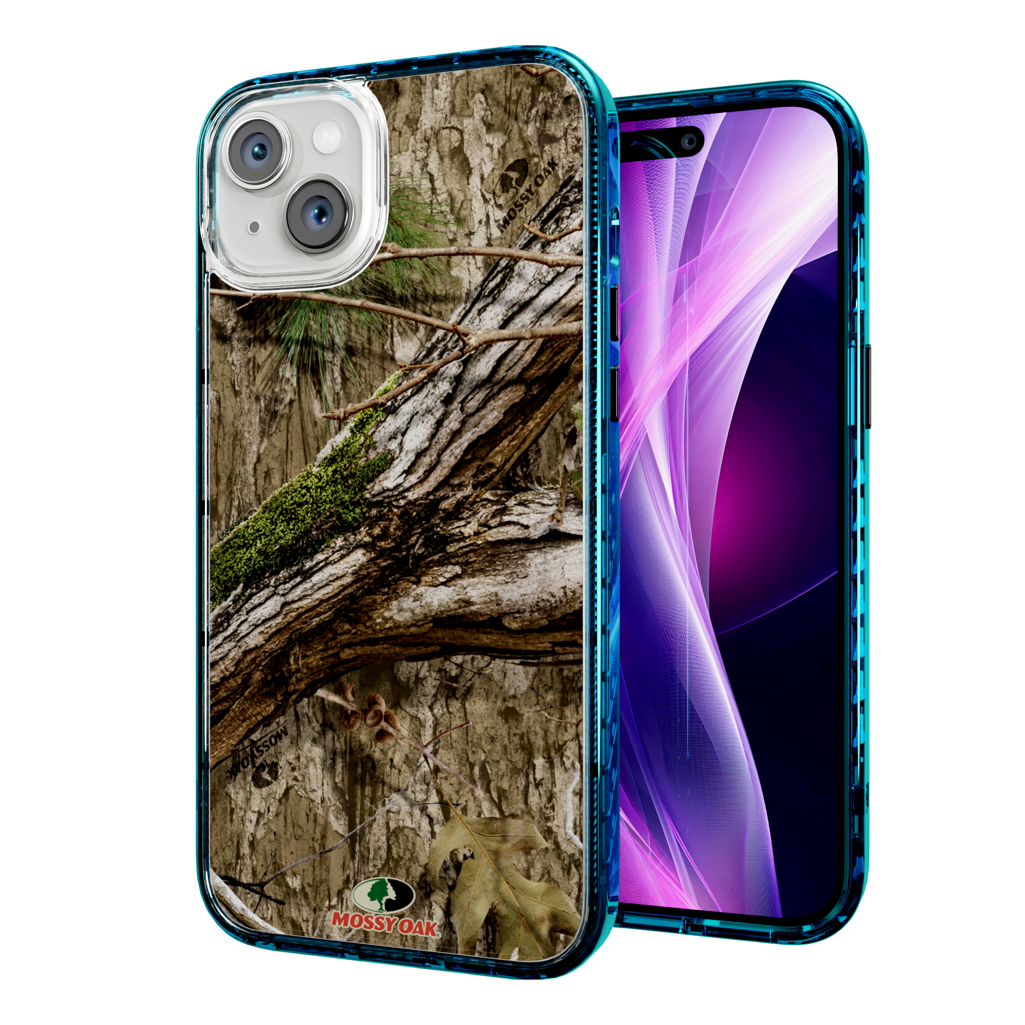 Mossy Oak Magnitude Series for Apple iPhone 14 Plus  - Country DNA Deep Sea Blue