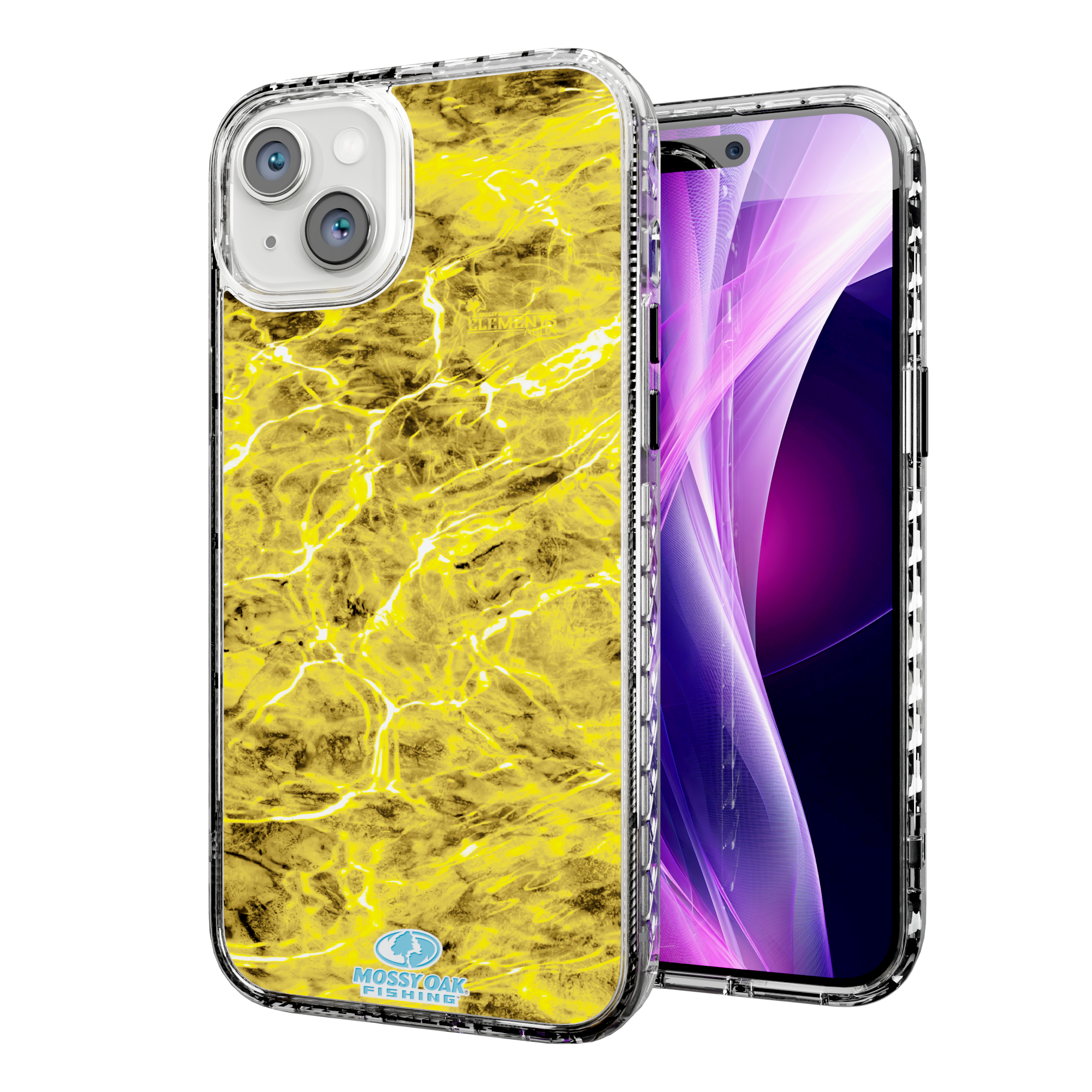 Mossy Oak Magnitude Series for Apple iPhone 14 Plus  - Agua Yellowfin Crystal Clear
